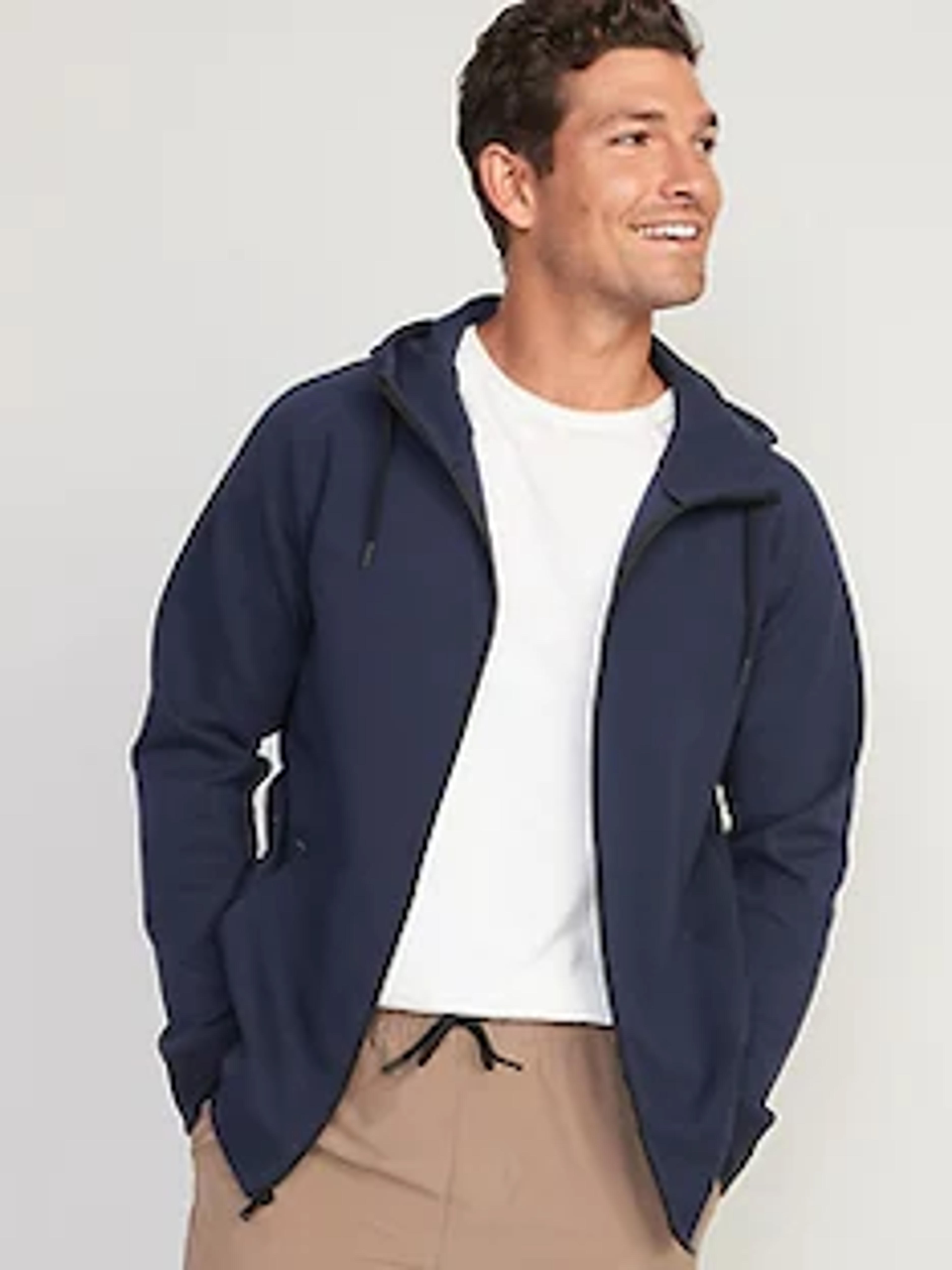 Dynamic Fleece Hidden-Pocket Zip Hoodie for Men | Old Navy