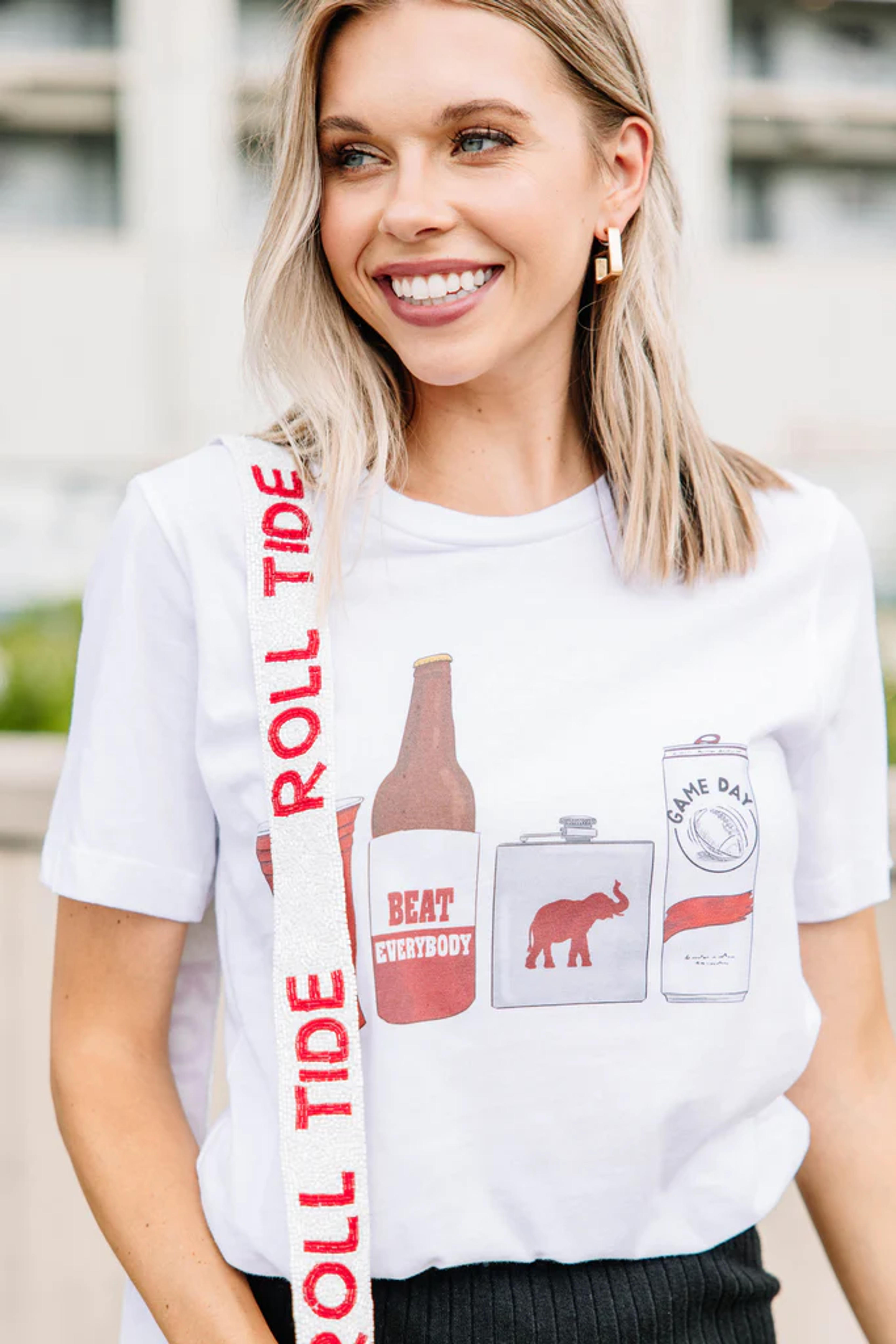 Drink Local Crimson/White Gameday Graphic Tee – Shop The Mint