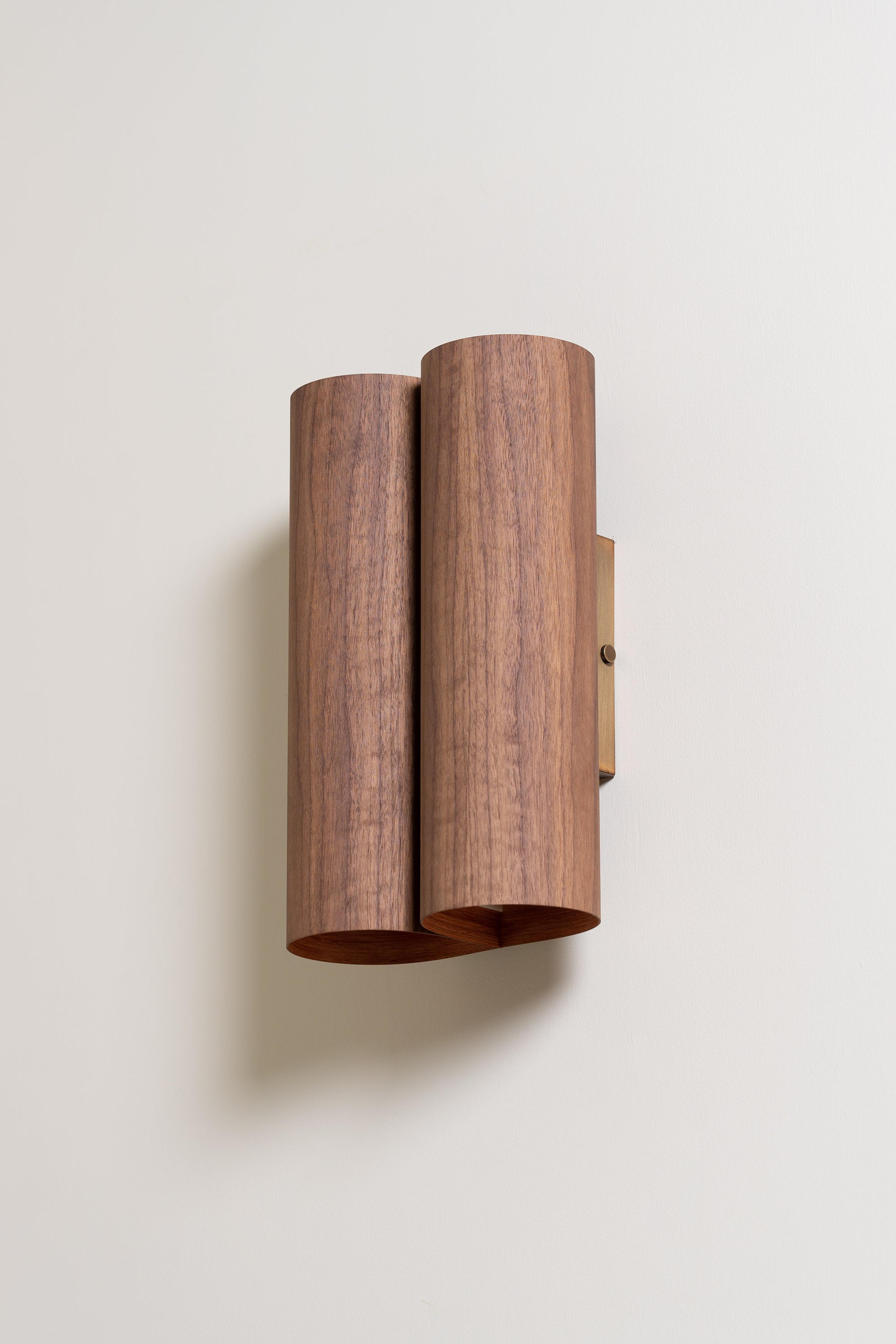 Novel Sconce Hardwired - American Walnut