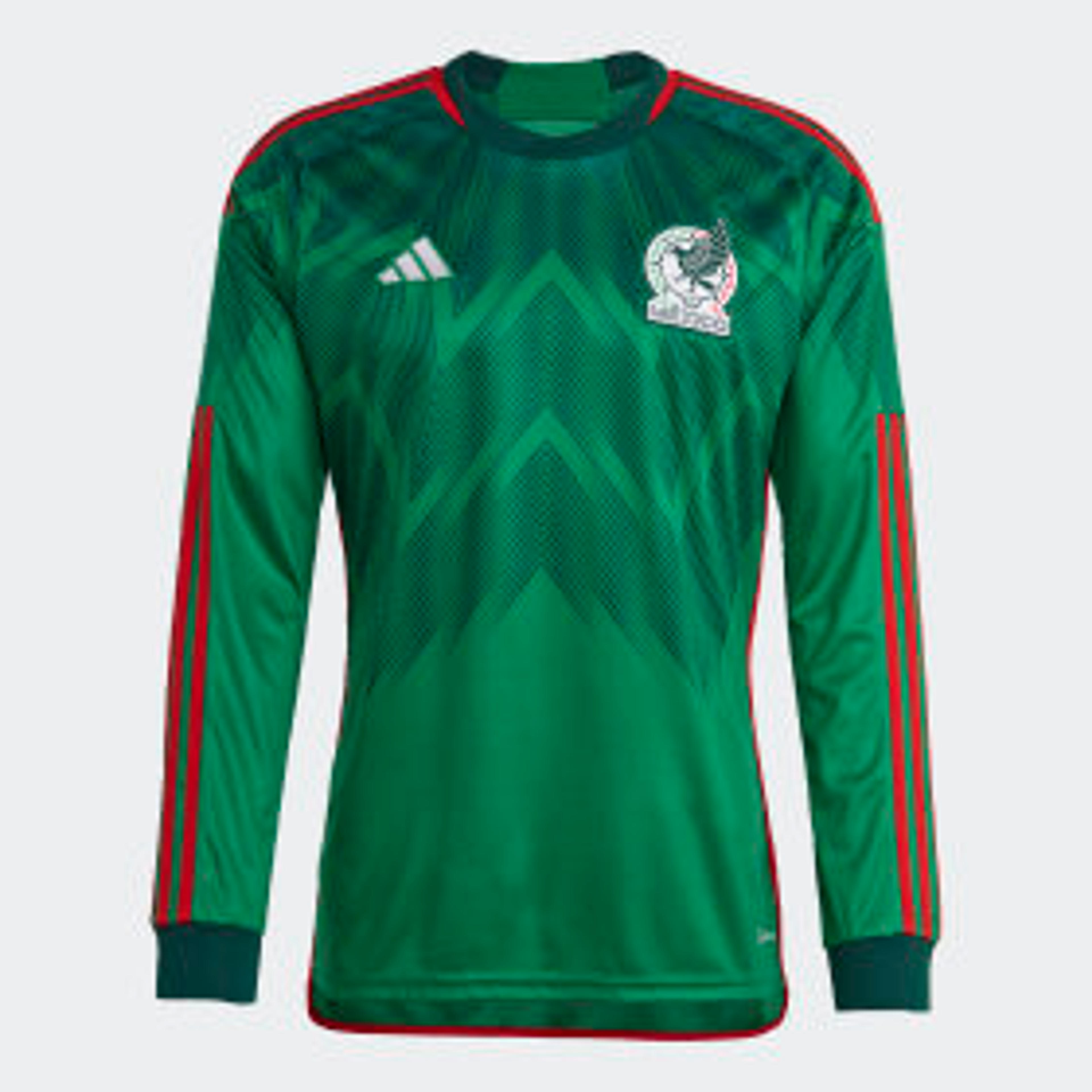Mexico 22 Long Sleeve Home Jersey