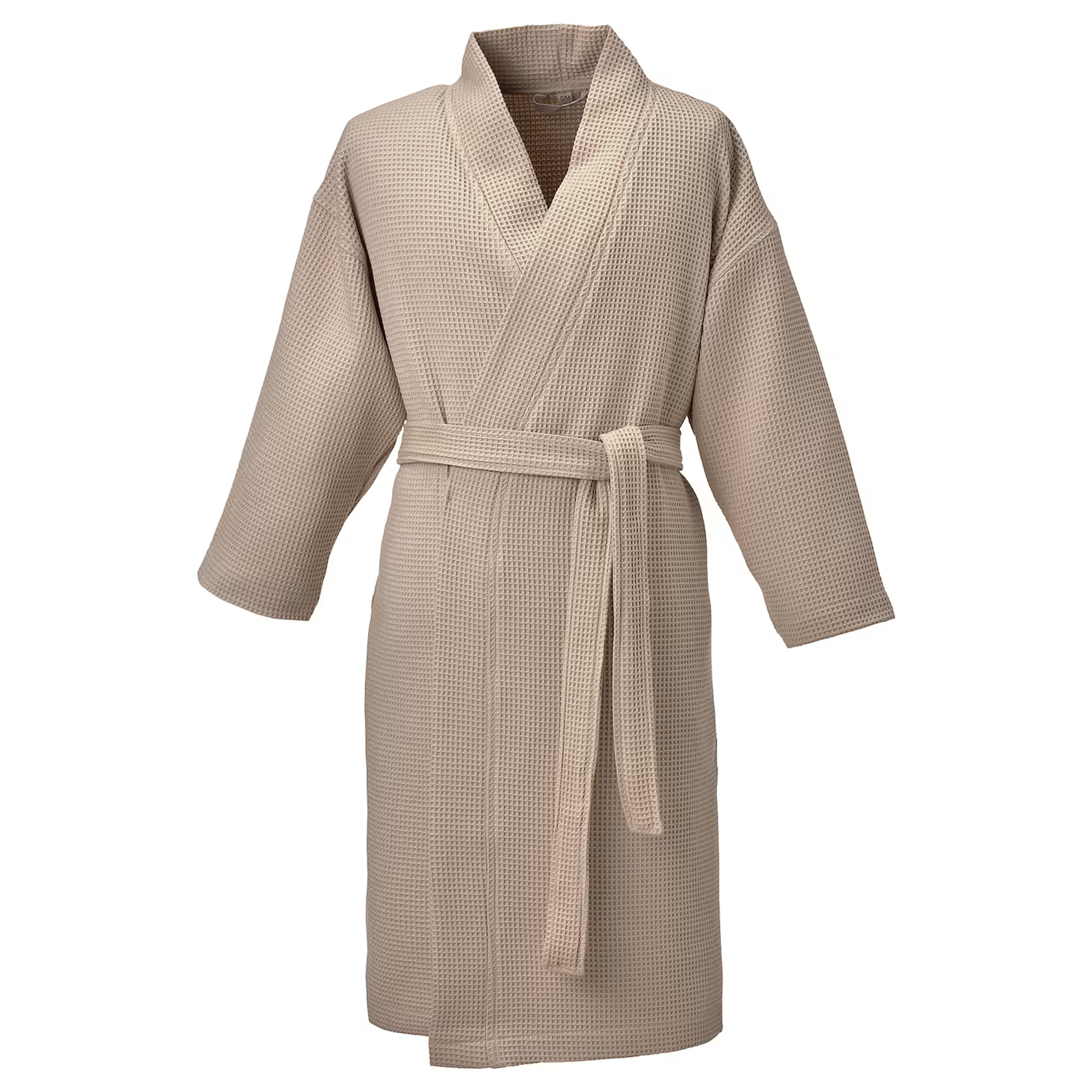 BJÄLVEN Bathrobe, beige, S/M - IKEA