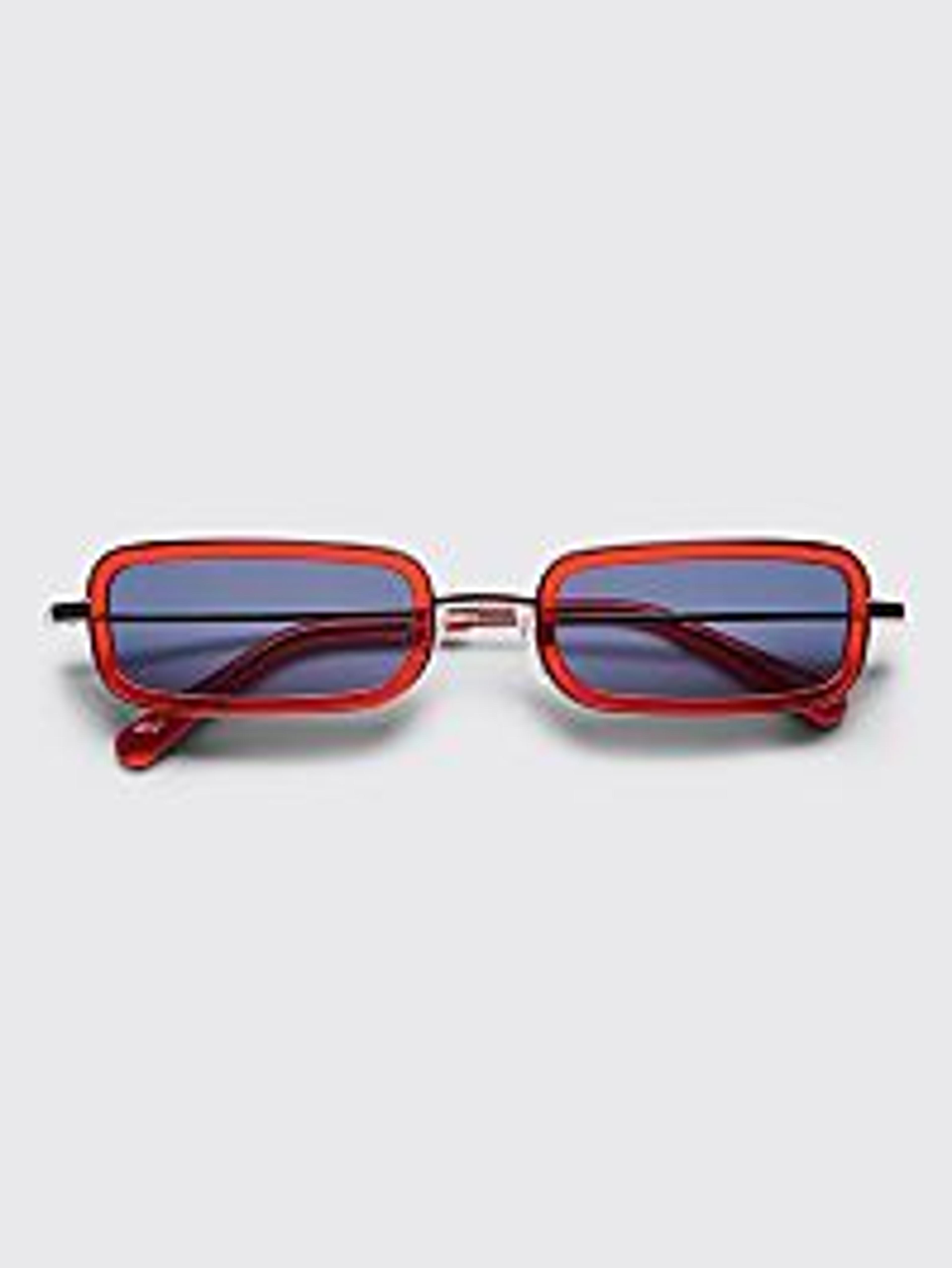 Très Bien - Sun Buddies Jet Sunglasses Silver / Ferrari Red