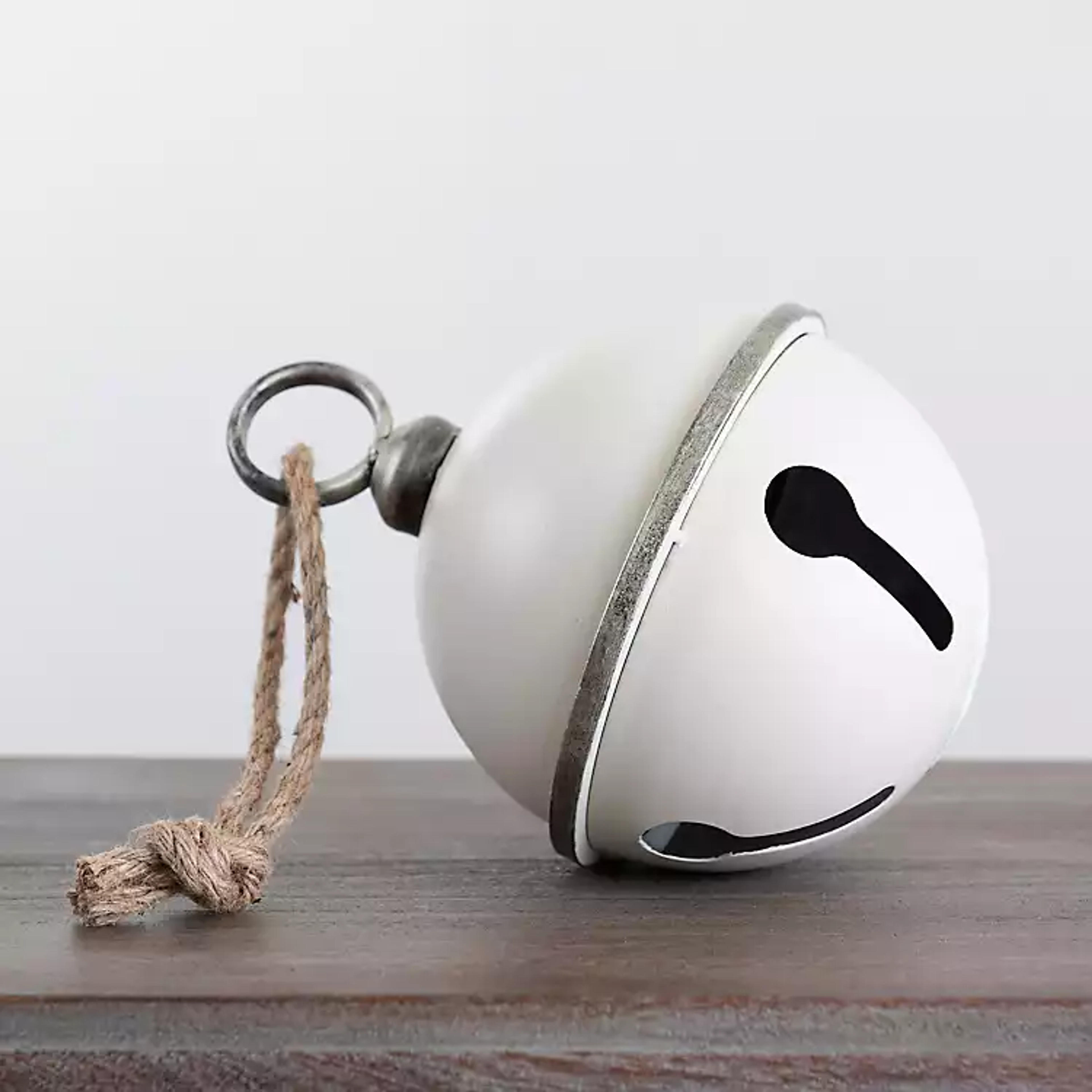 Cream Metal Bell, 9 in. | Kirklands Home