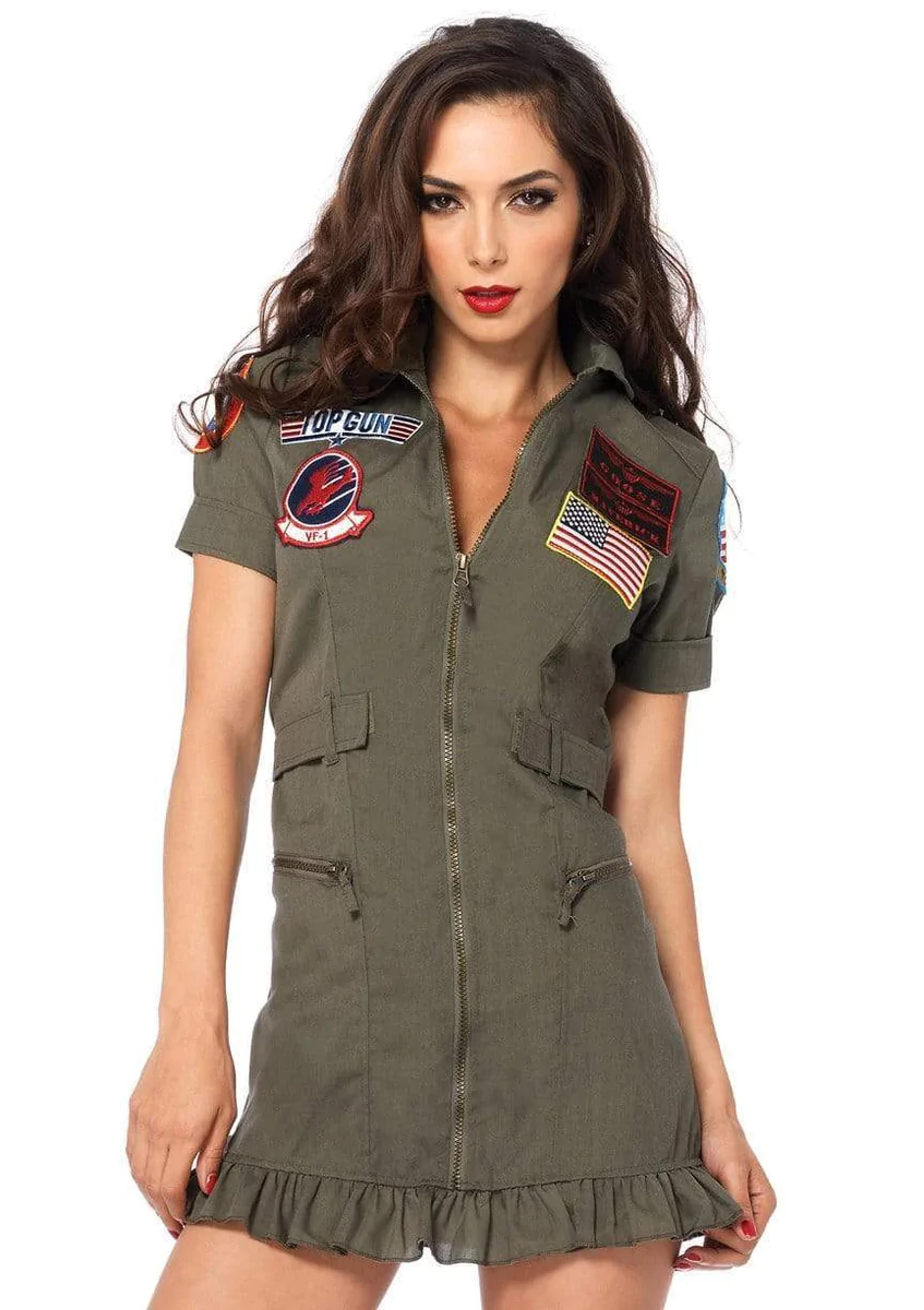 Top Gun Costume Flight Dress, Women Costumes | Leg Avenue