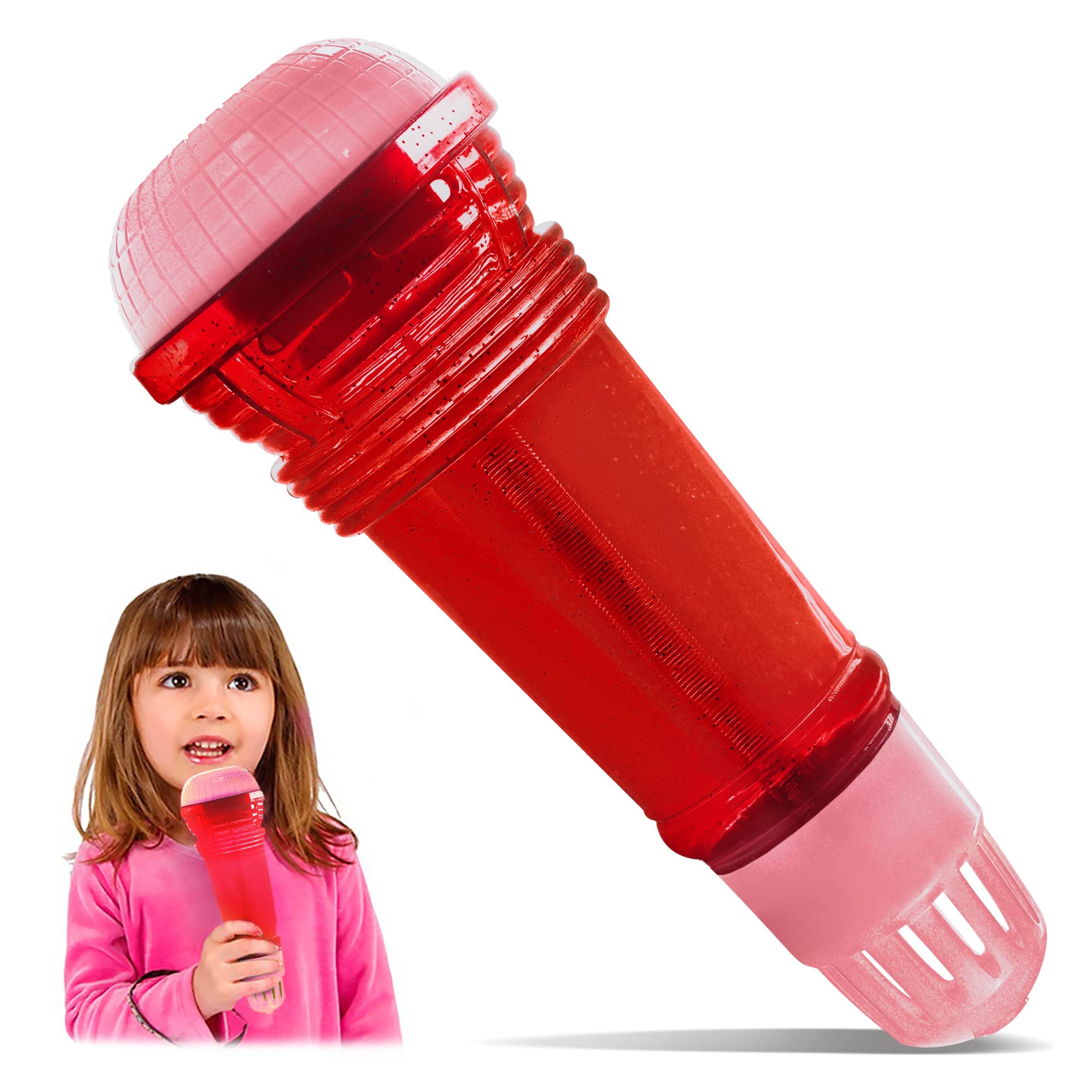 Amazon.com: Novelty Place Echo Mic for Kids and Toddlers - Battery-Free Magic Karaoke Microphone Voice Amplifying Retro Toy for Singing, Speech & Communication Therapy - 10" (Red & Pink) : Toys & Games