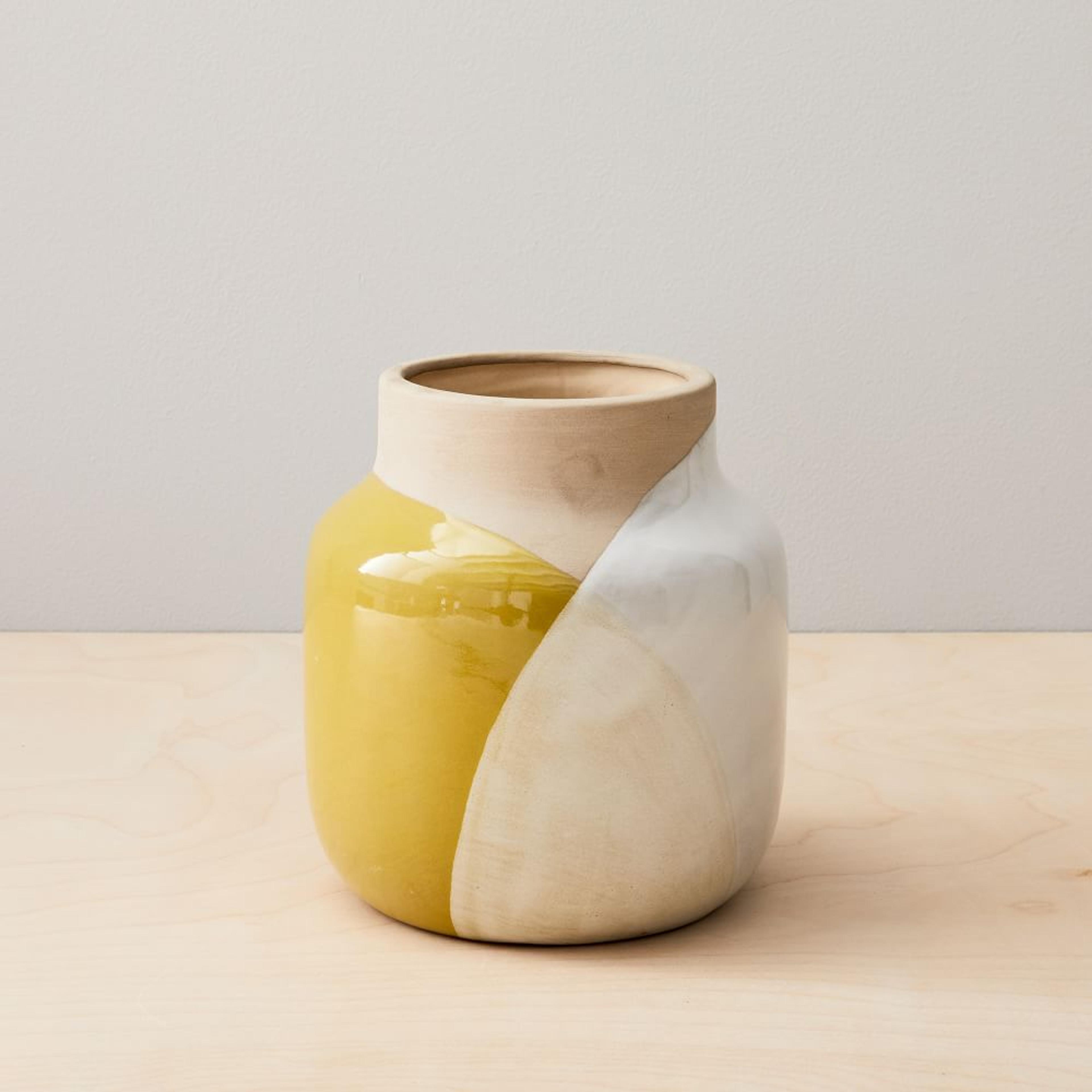 Barro Vase, Small, Dijon | West Elm