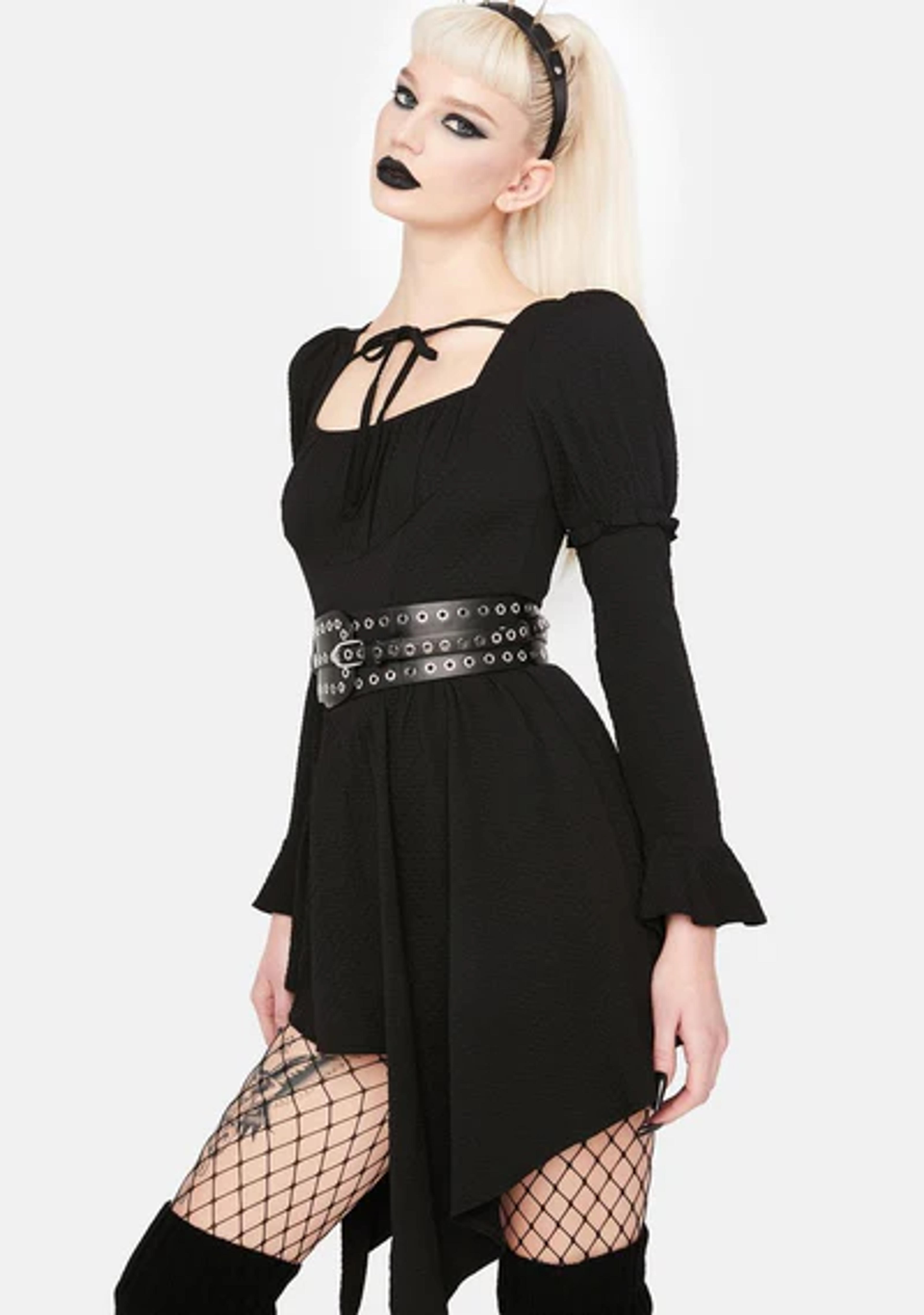 Dark In Love Cut Out Dress - Black – Dolls Kill