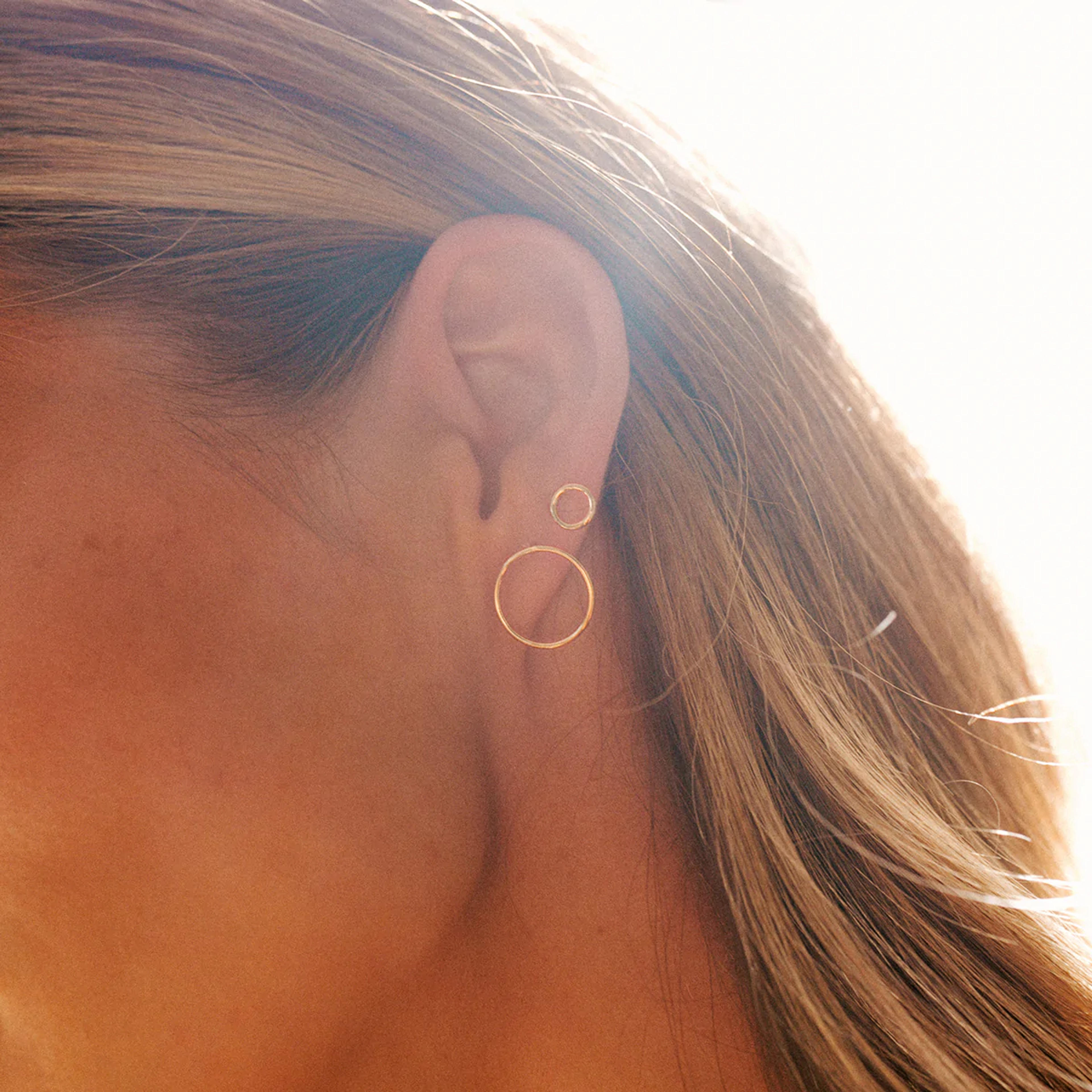 Circlet Earrings - Gold Filled / 10mm