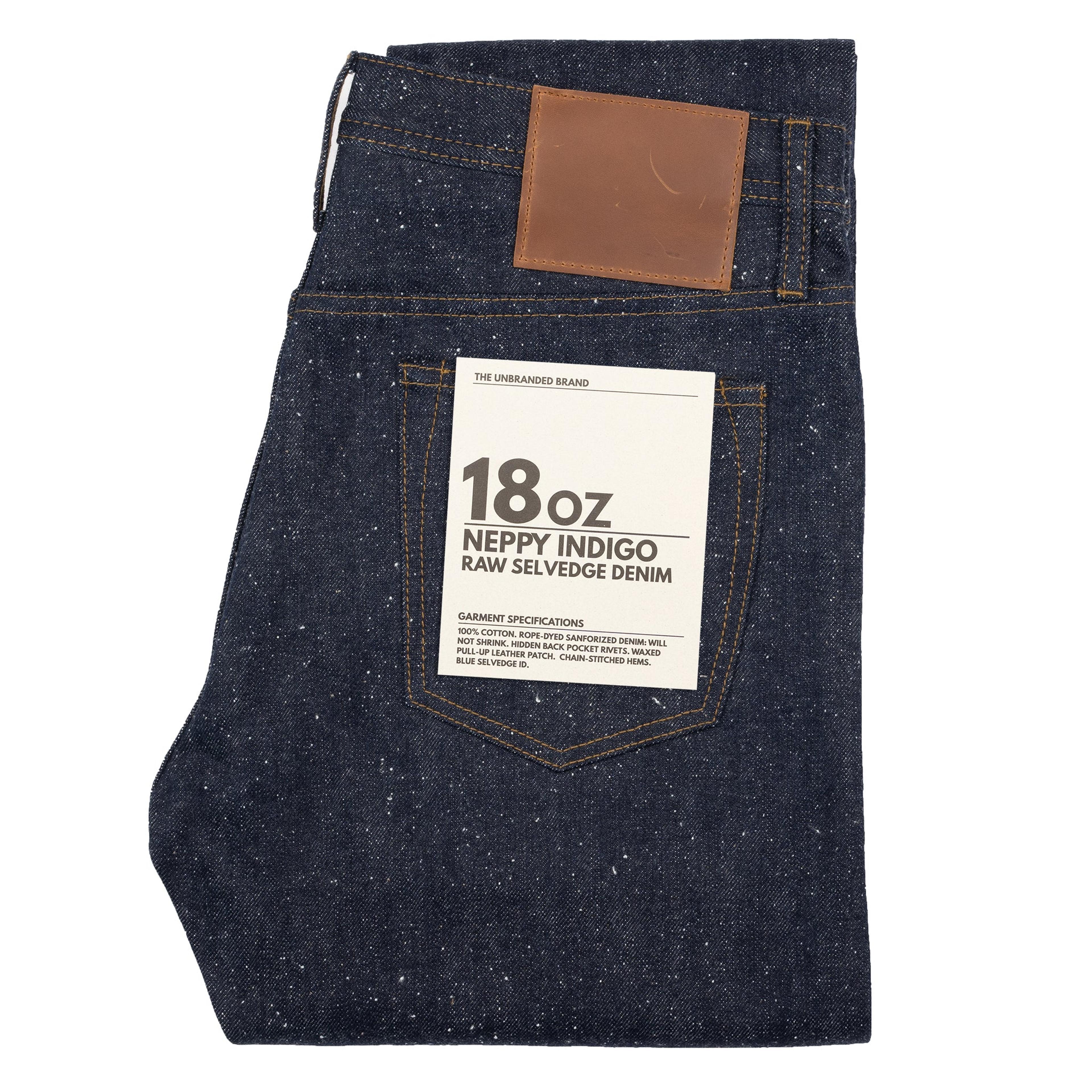 Tapered Fit - 18oz Neppy Selvedge | The Unbranded Brand