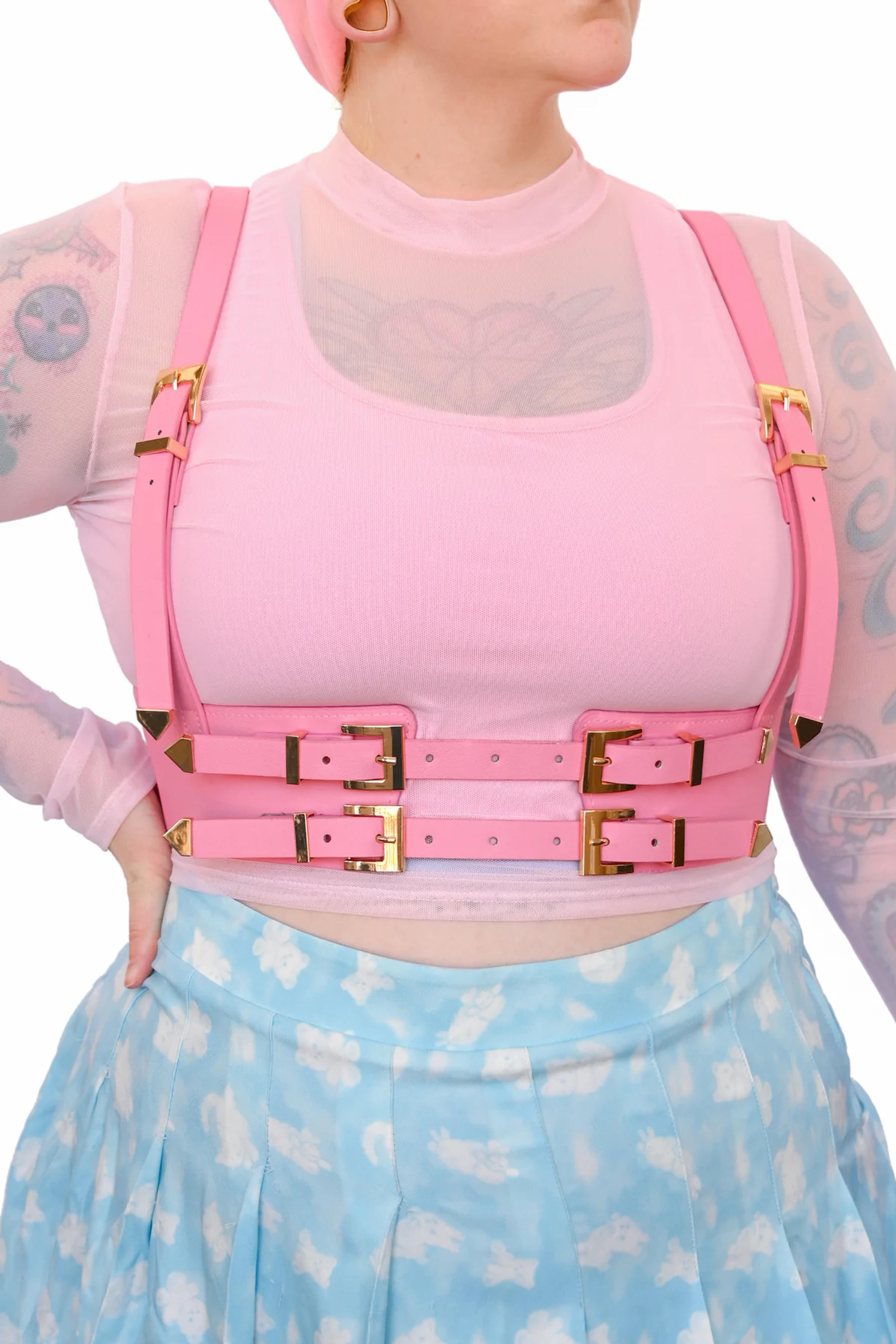 Pink Adjustable Harness