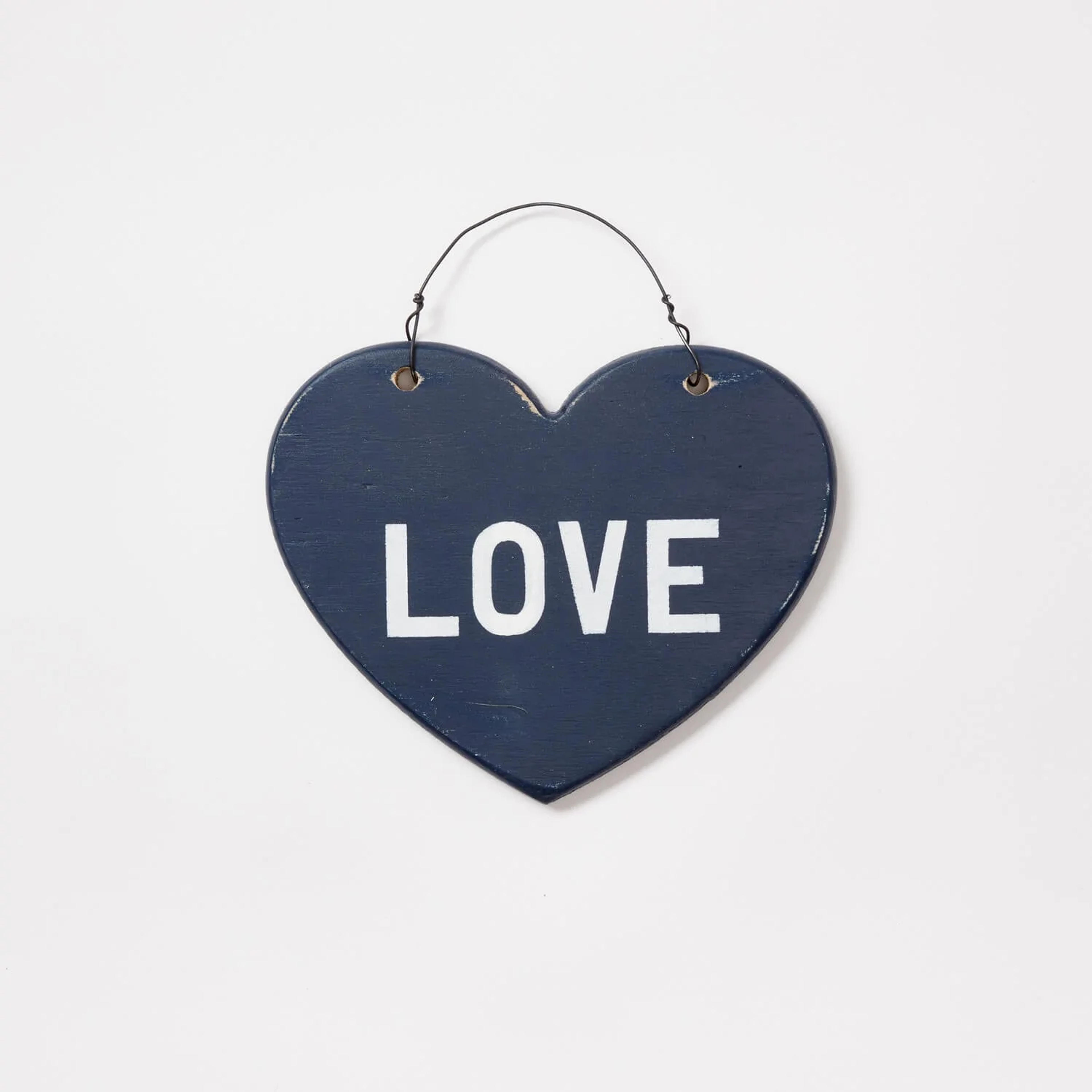 Dormify Love Heart Wooden Sign | Dorm Essentials - Default Title - Dormify