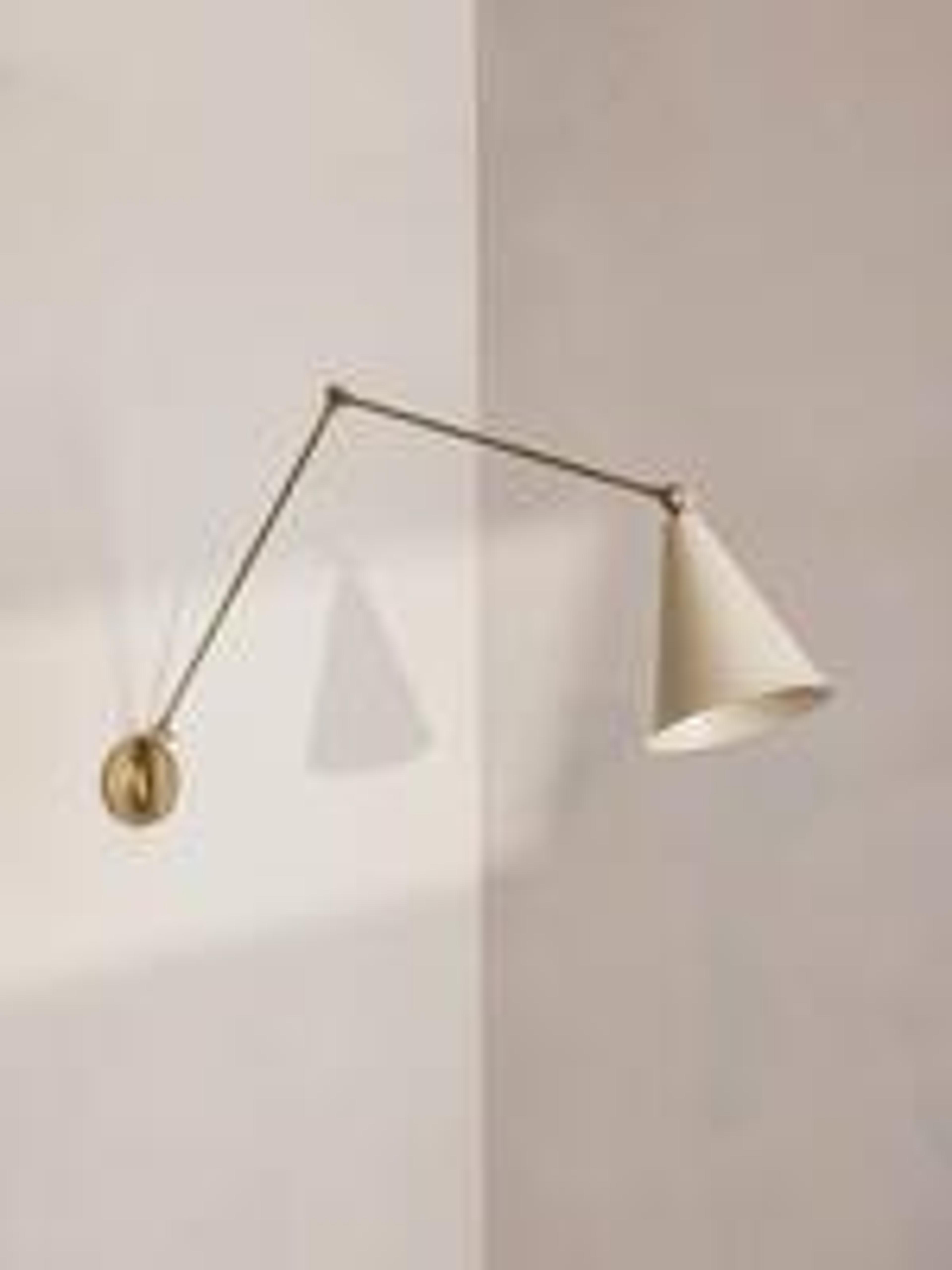 Vincent Wall Light, Cream Shade, US - Soho Home