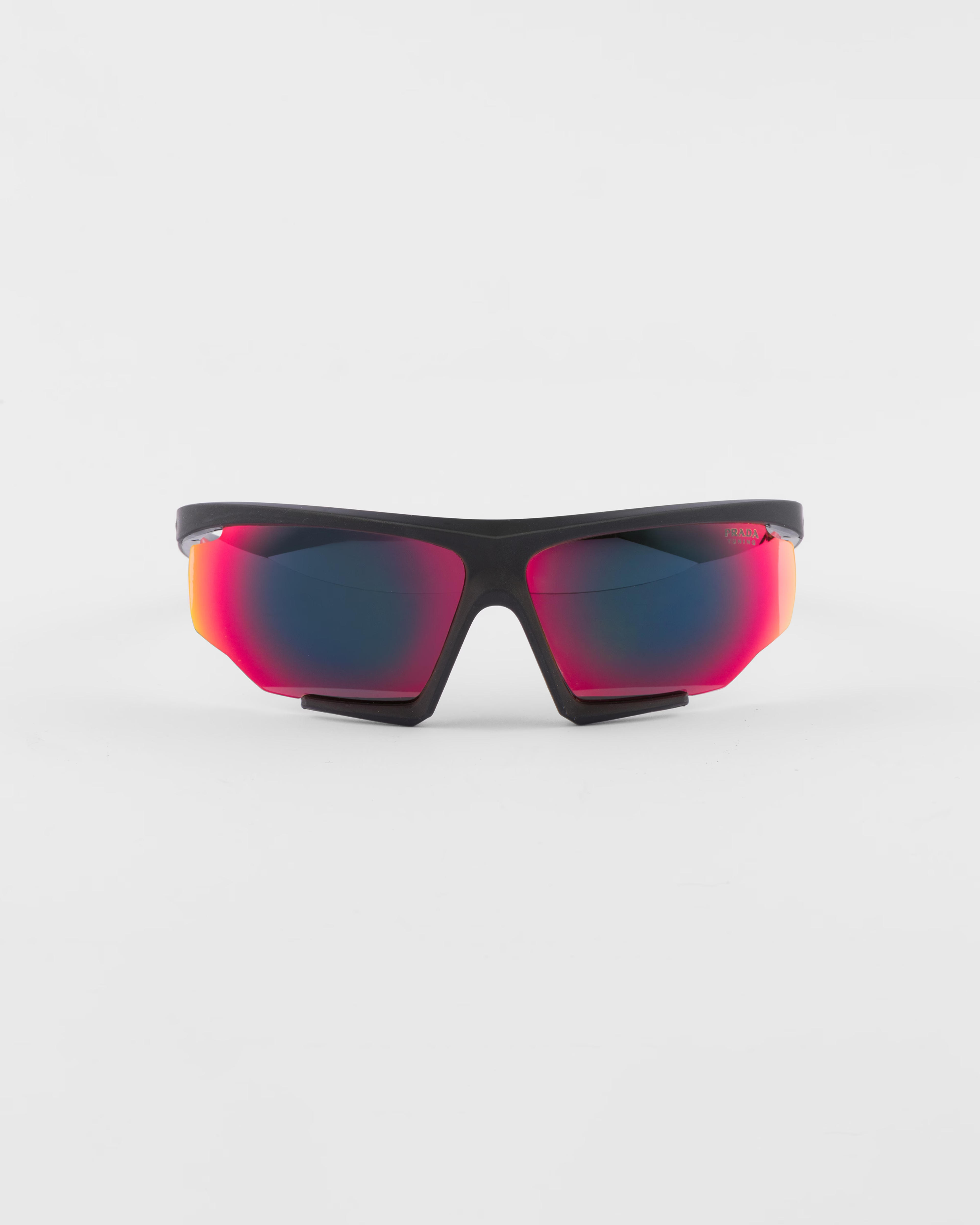 Red Iridescent Lenses Prada Linea Rossa Impavid Sunglasses | PRADA