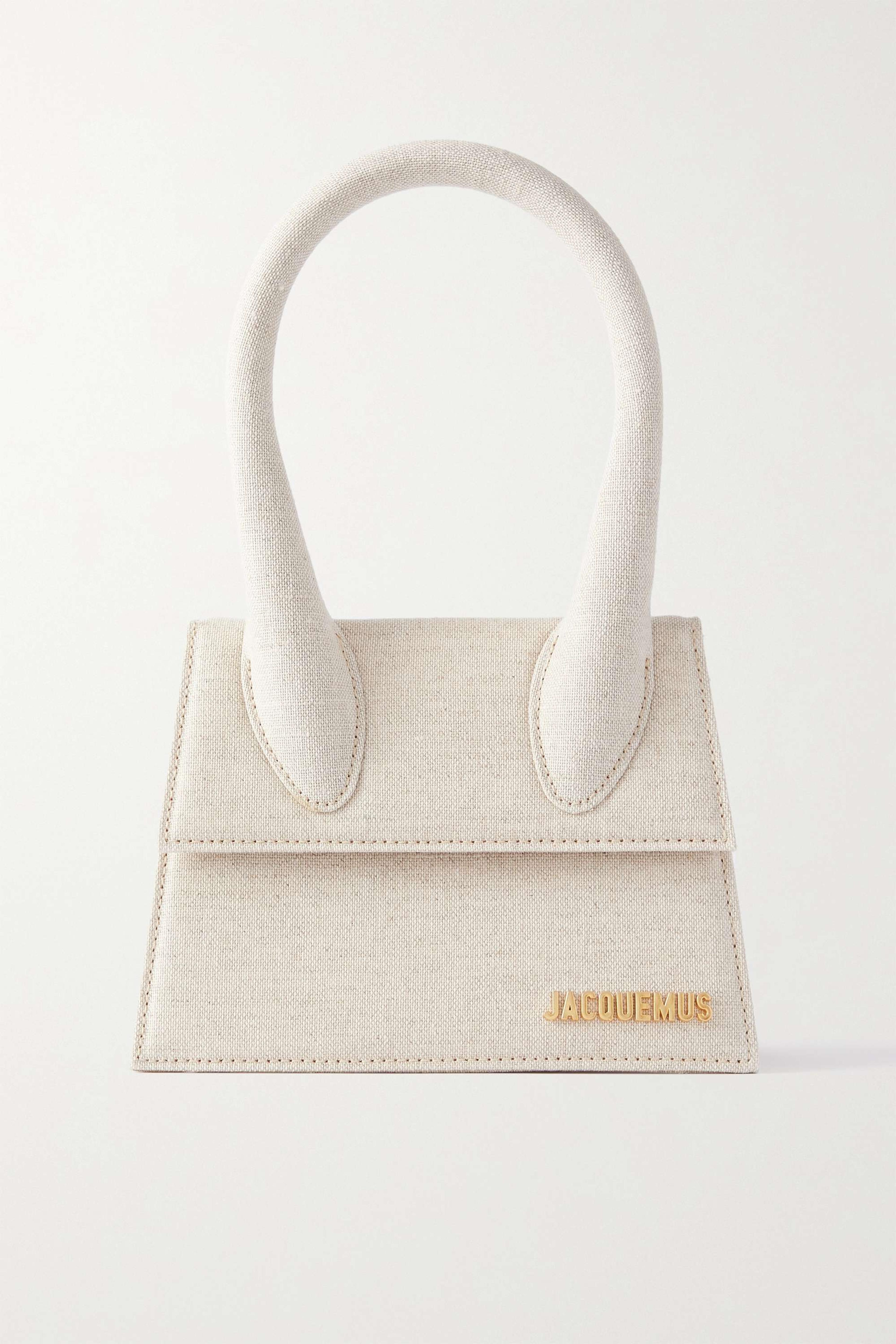 Off-white Le Chiquito Moyen mini canvas tote | JACQUEMUS | NET-A-PORTER