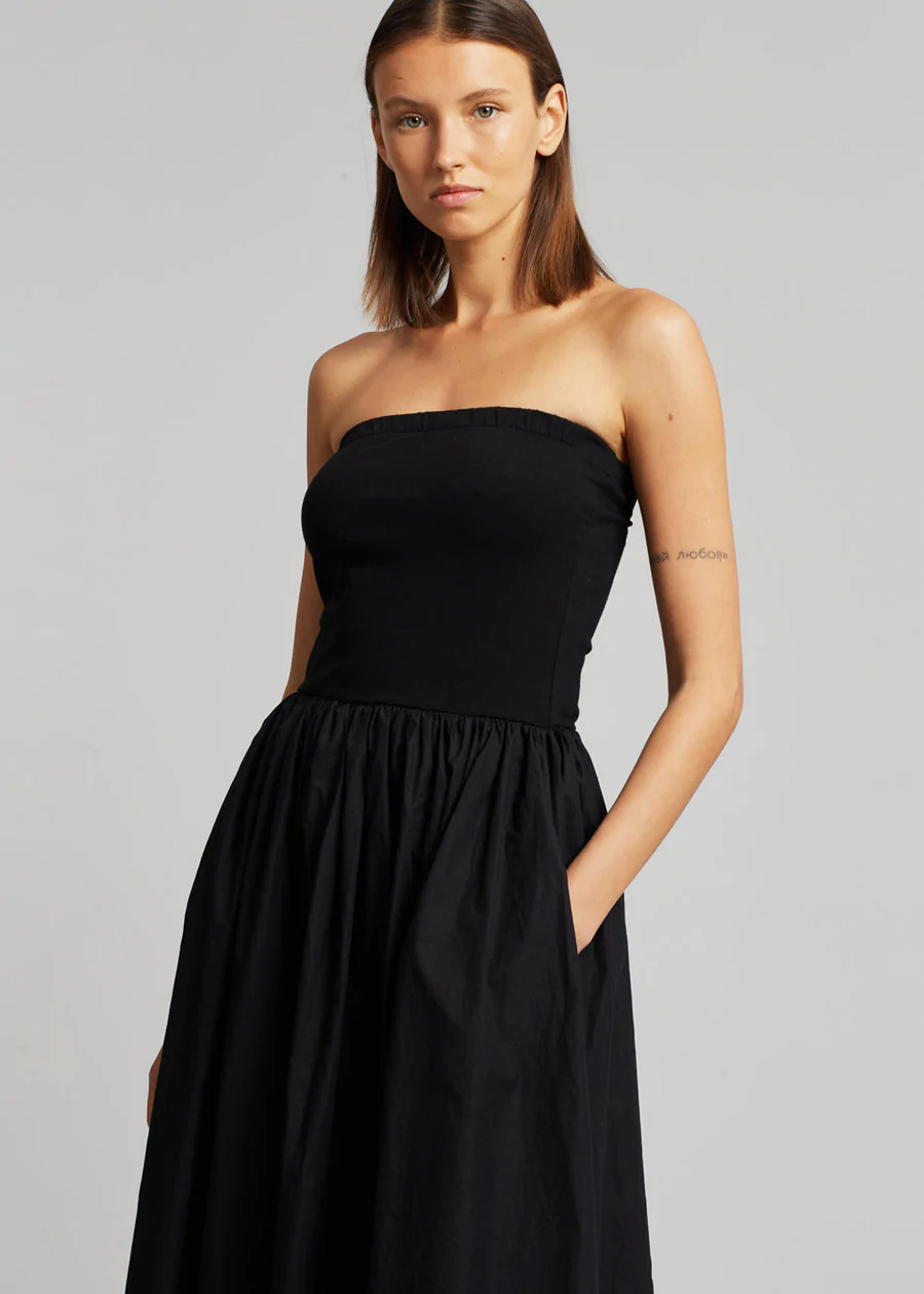 Tamo Strapless Maxi Dress - Black – The Frankie Shop