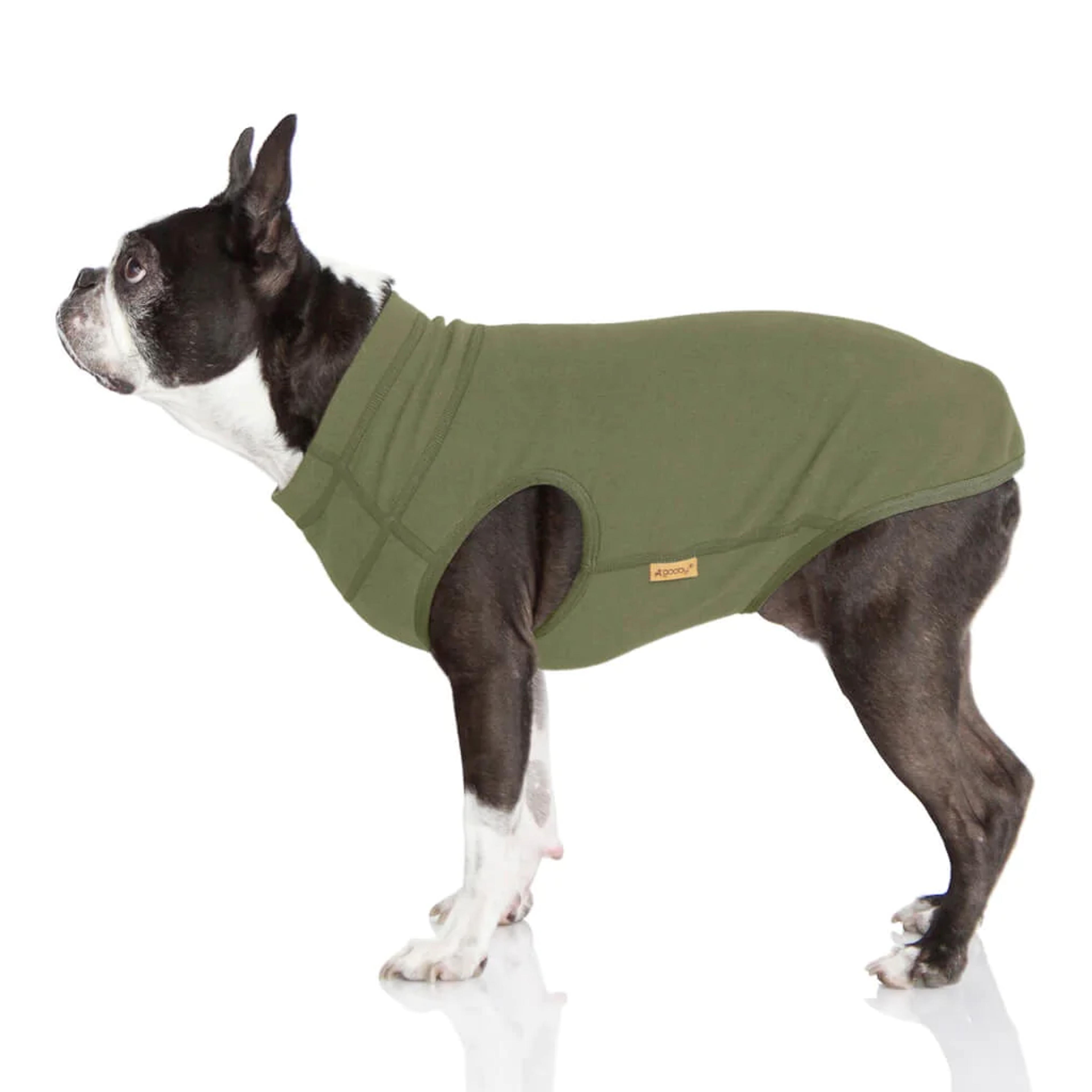 Green Microfiber Stretch Fleece