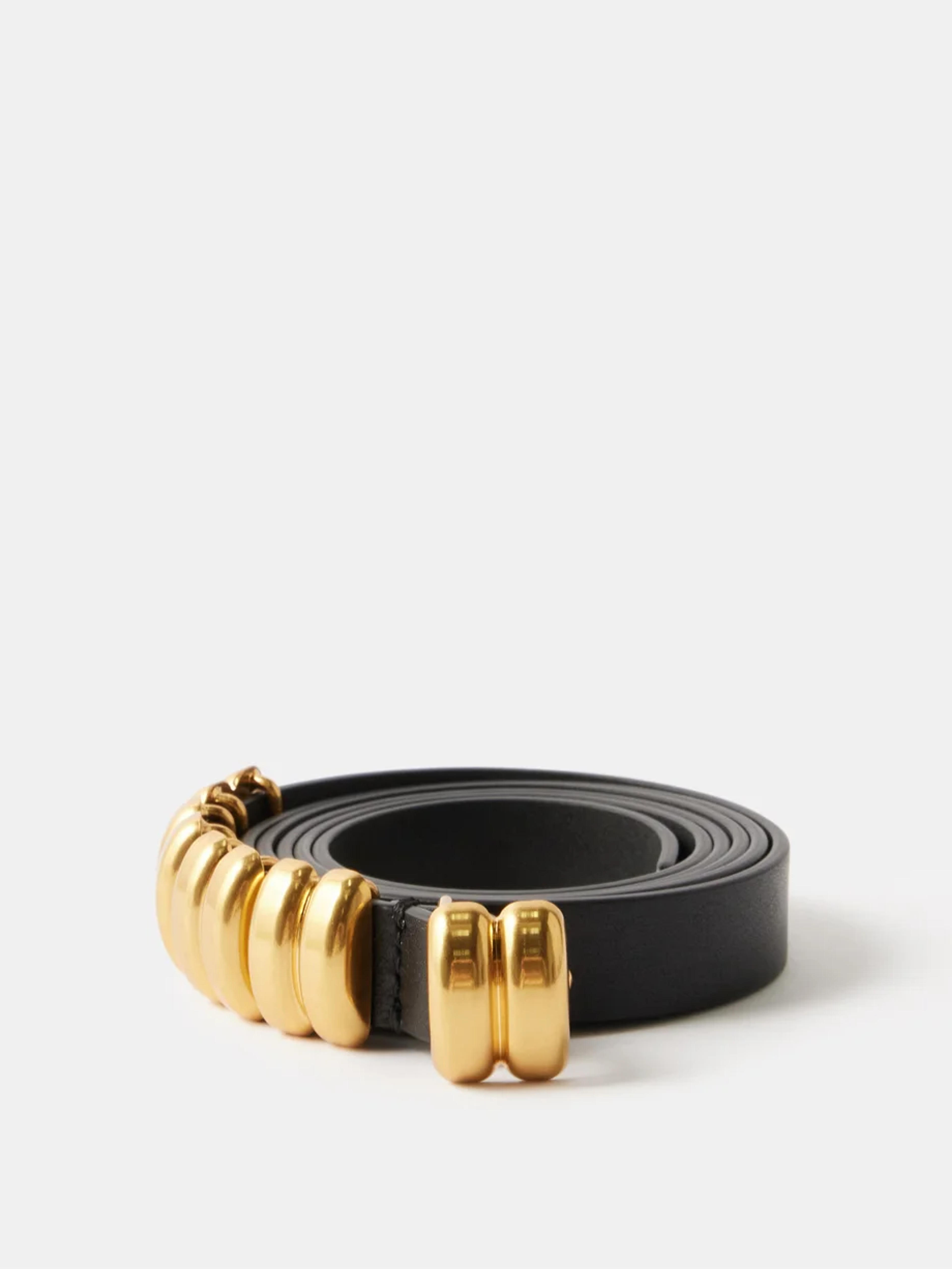 Black Ounlo leather belt | By Malene Birger | MATCHESFASHION US