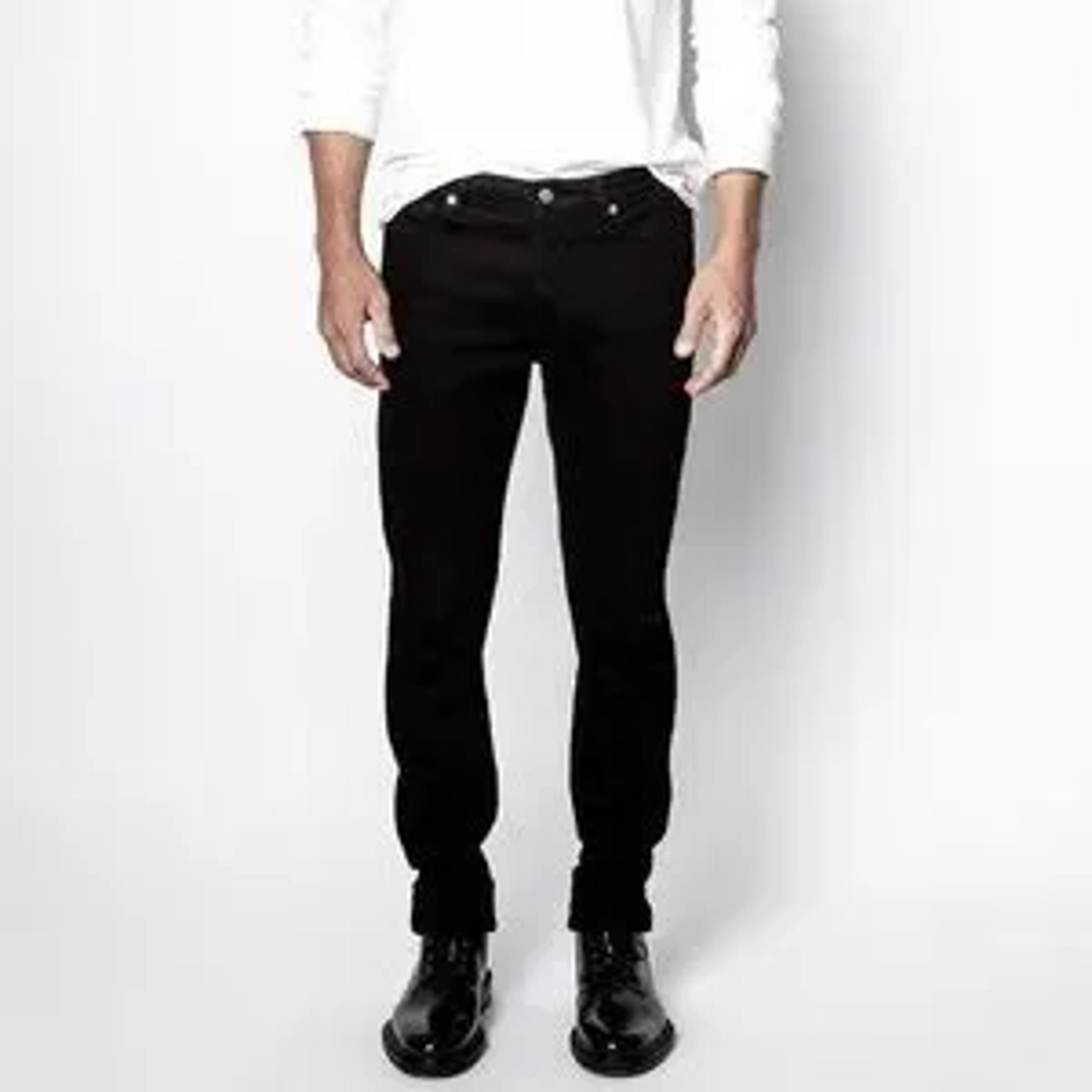Zadig & Voltaire | Jeans | Zadig Voltaire David Black Slim Fit Mens 5pocket Denim Jeans Size 33 Nwt | Poshmark