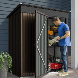 5 ft. W x 3 ft. D Stainless Steel Storage Shed