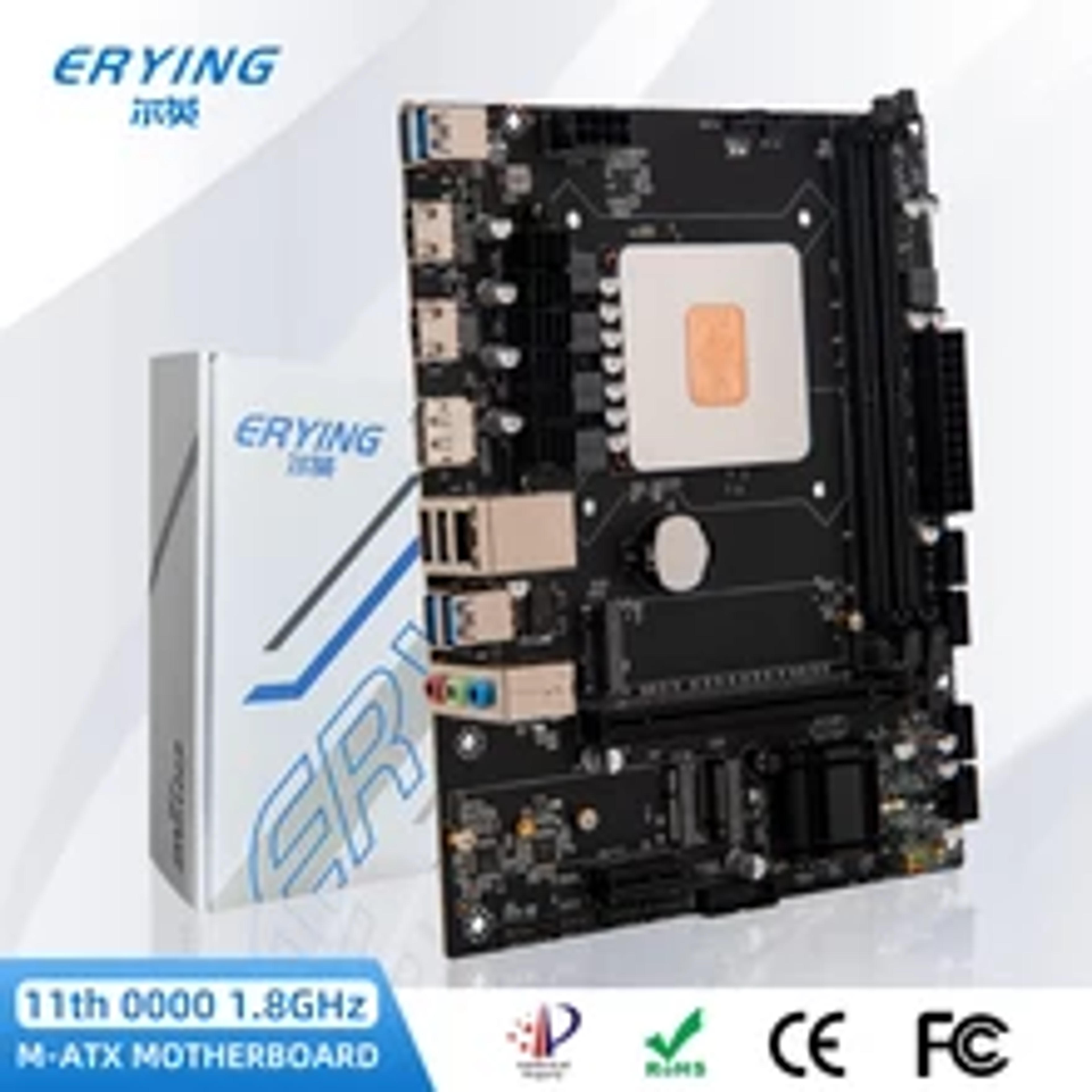 Erying I9 Kit Gaming Pc Motherboard With Embed Cpu 11th Core 2.6ghz(refer To I9 11900h) +ram 16gb 3200mhz + 512gb Ssd Nvme M.2 - Integrated Circuits - AliExpress