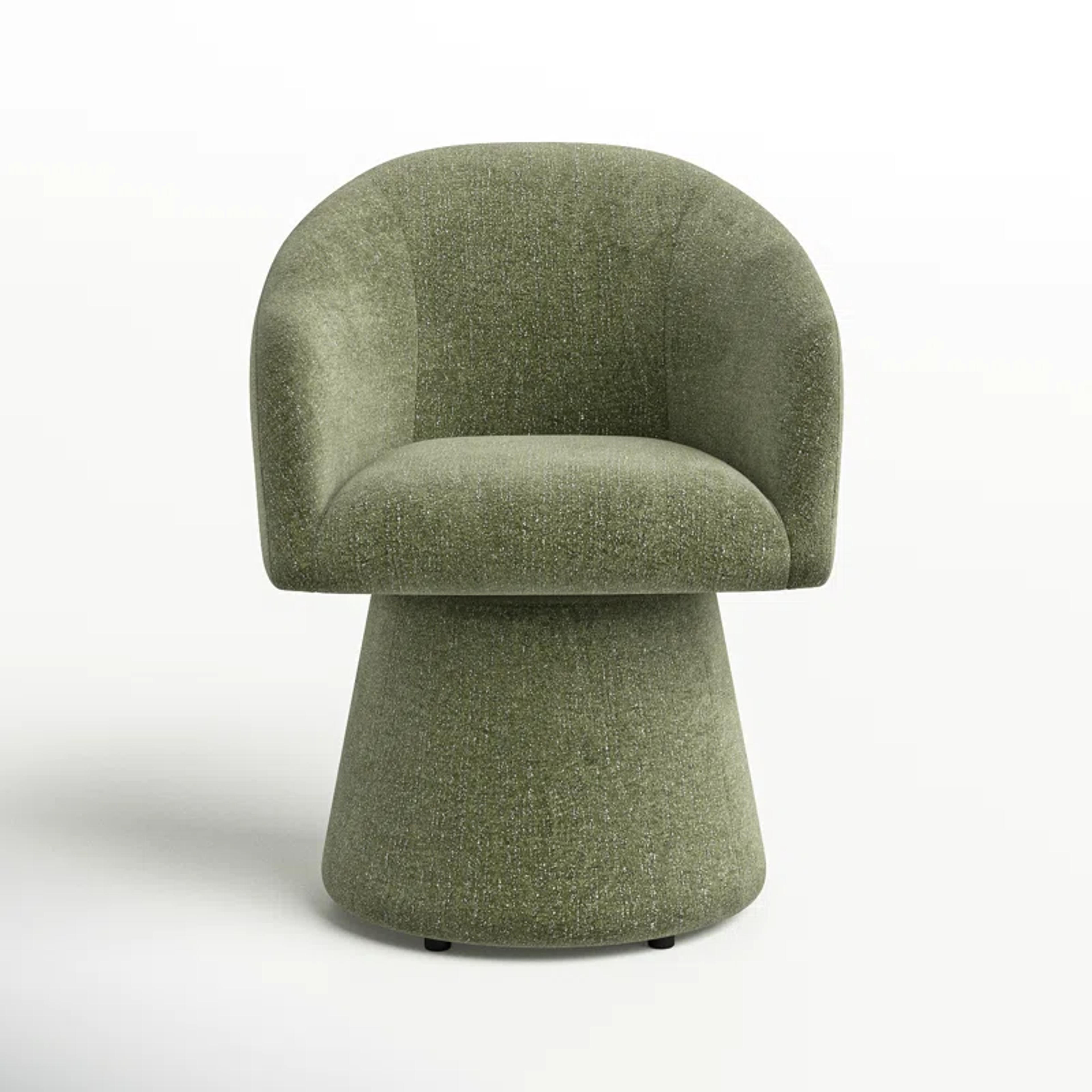 AllModern Kyo Chenille Upholstered Barrel Chair & Reviews | Wayfair