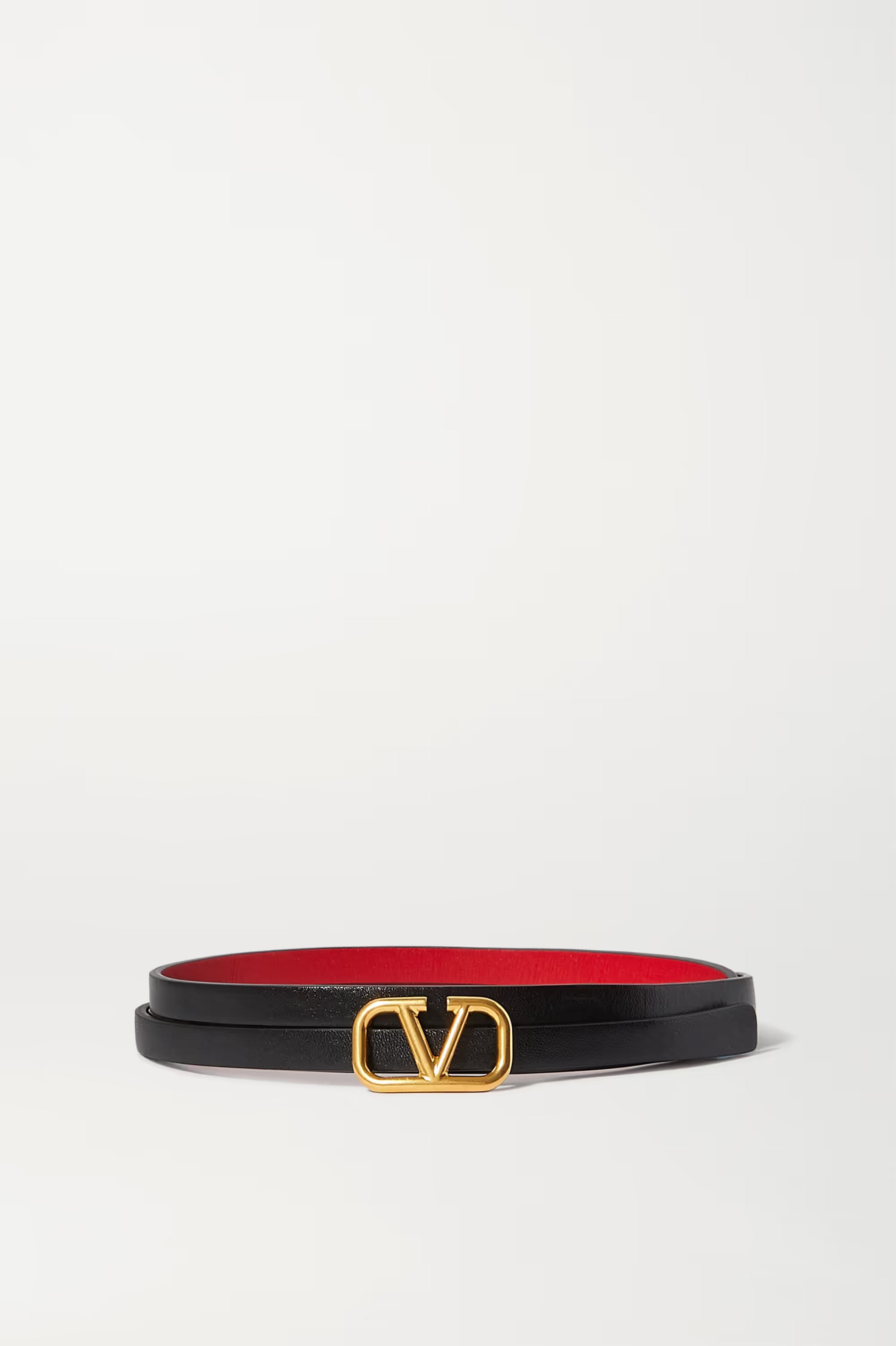 VALENTINO GARAVANI VLOGO reversible leather belt | NET-A-PORTER