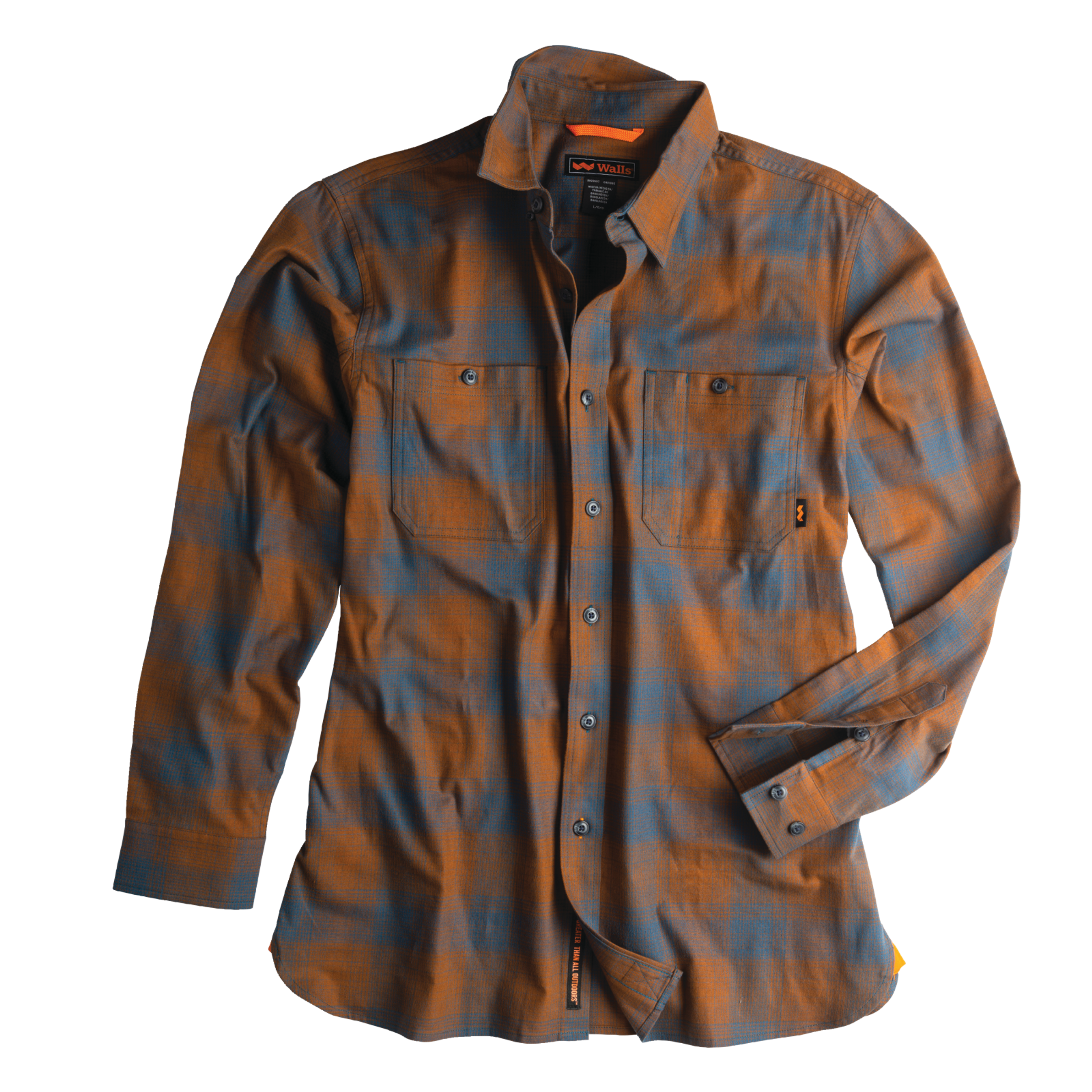 Longhorn Midweight Flannel Work Shirt | Walls