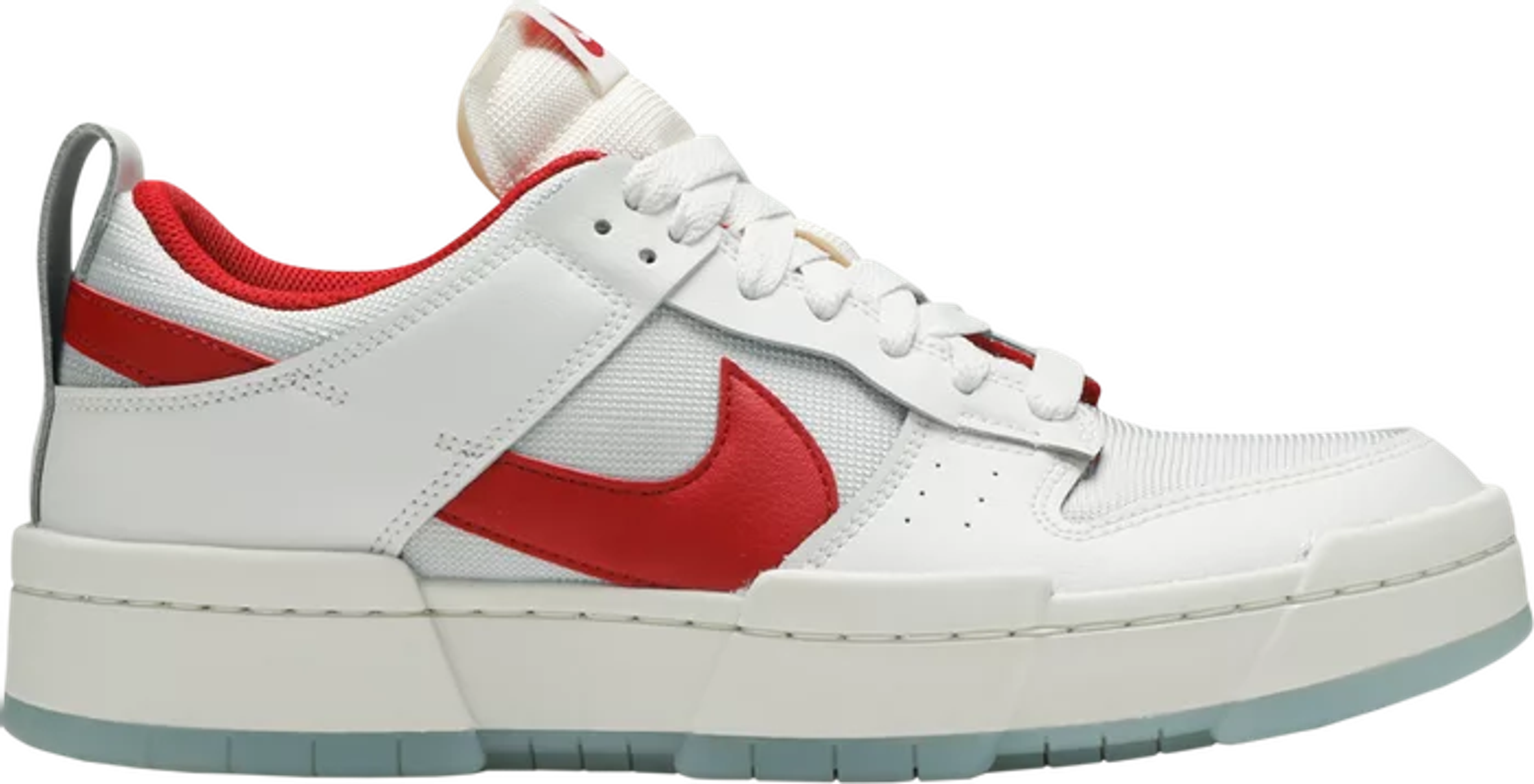 Wmns Dunk Low Disrupt 'White Gym Red' | GOAT