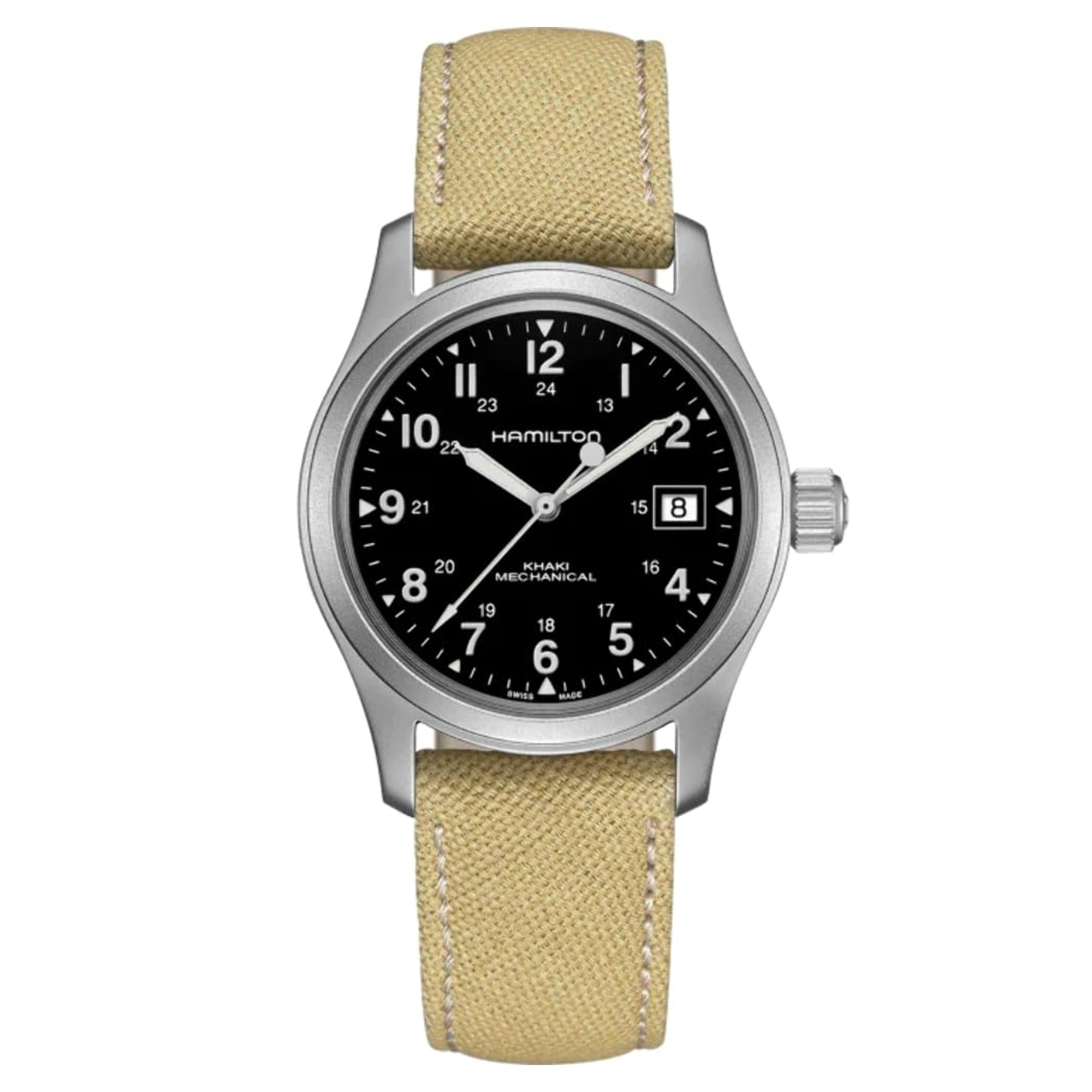 Hamilton Khaki Field Hand Wind Black Dial Men's Watch H69439933