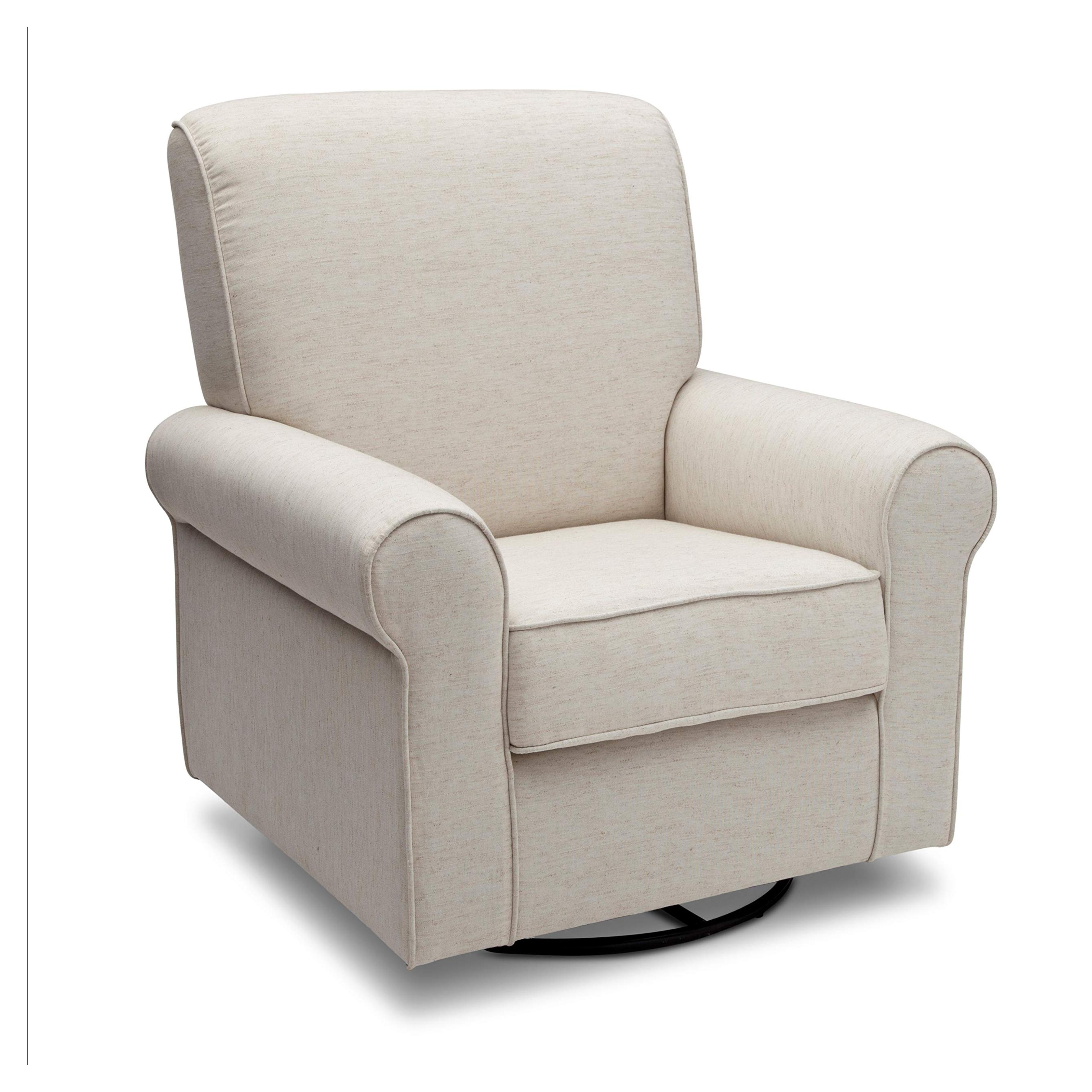 Amazon.com: Delta Children Avery Upholstered Glider Swivel Rocker Chair, Heather Grey : Home & Kitchen