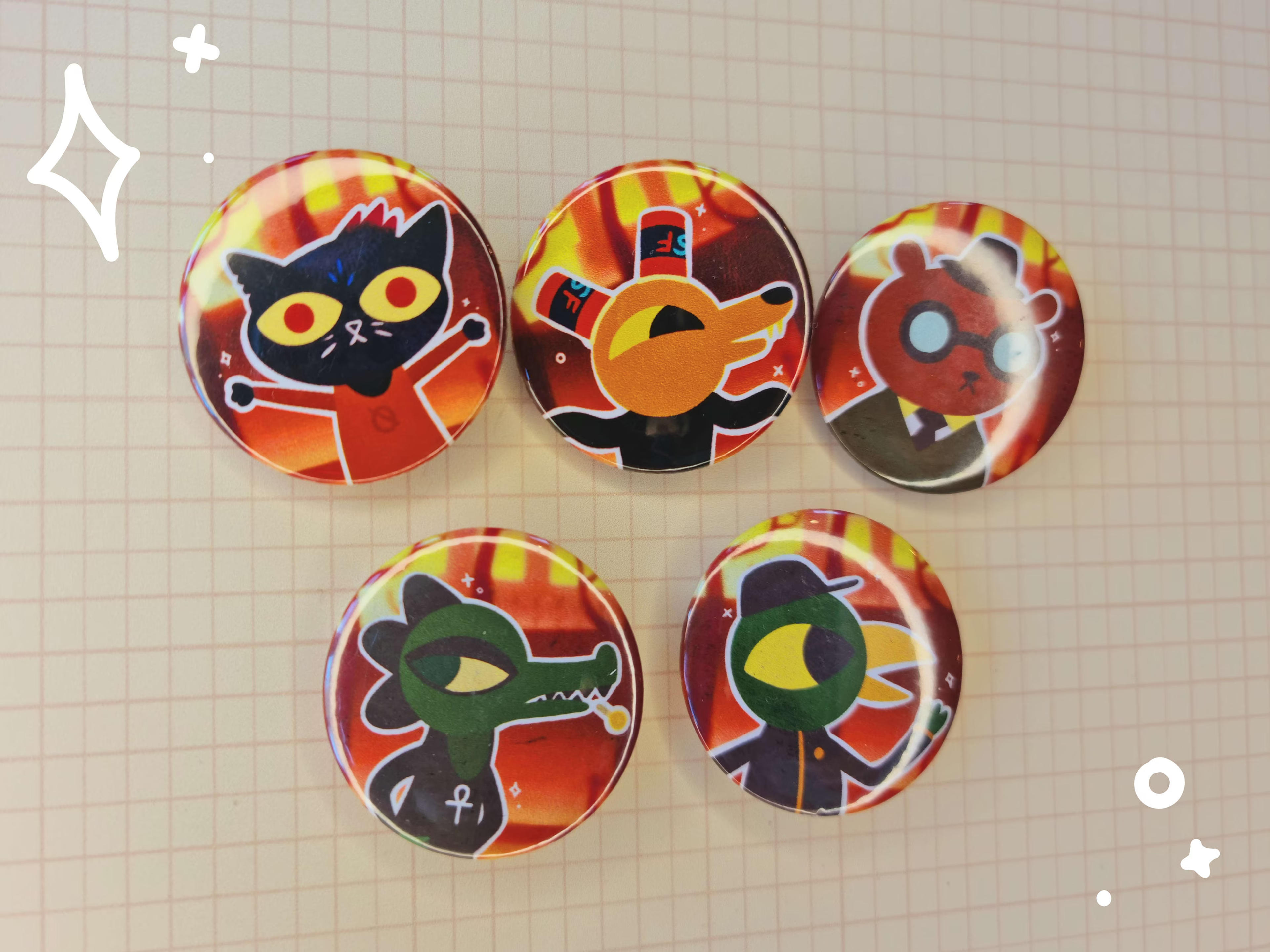 NITW Inspired Button Badges Ionzy's Studio - Etsy UK