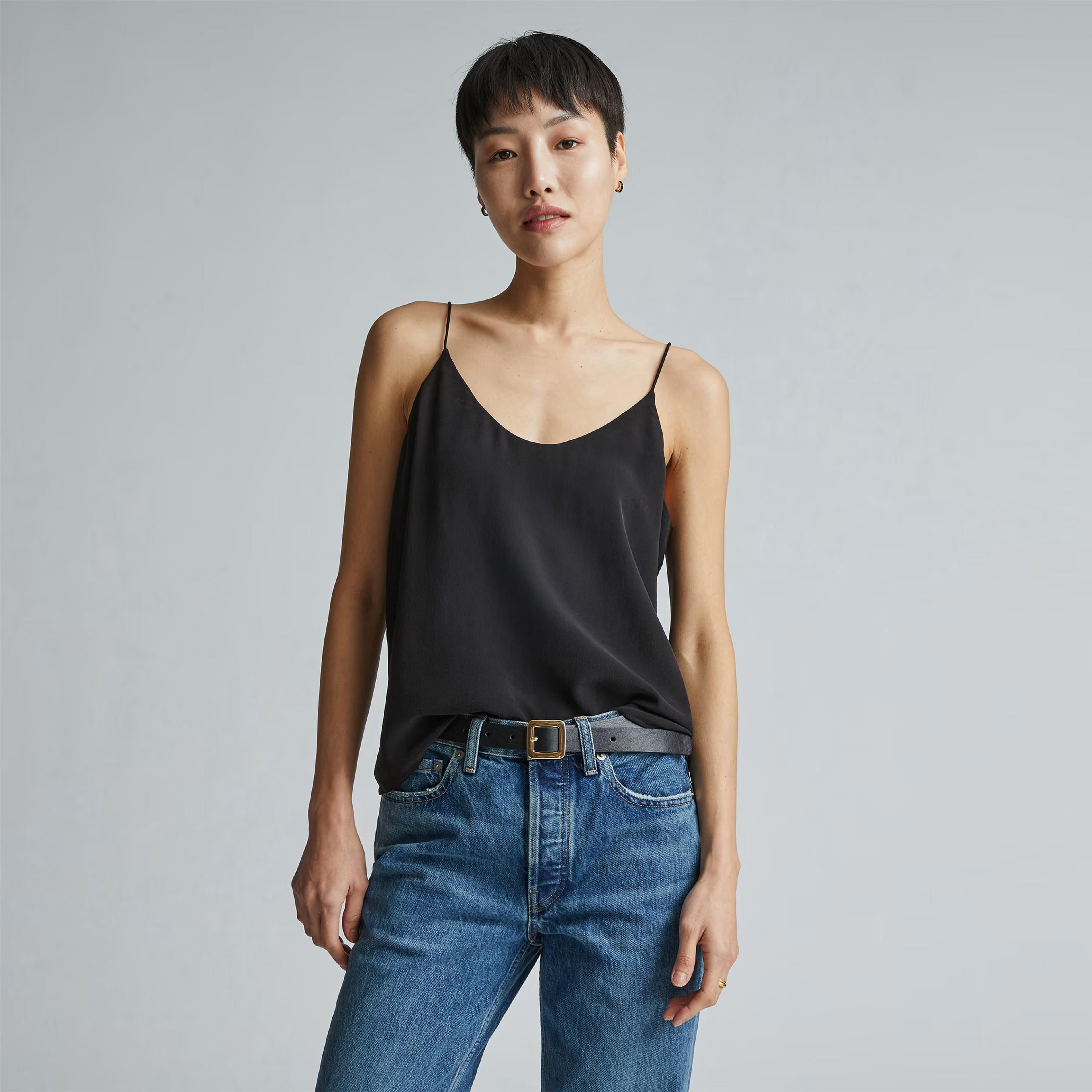 The Clean Silk Cami Black – Everlane