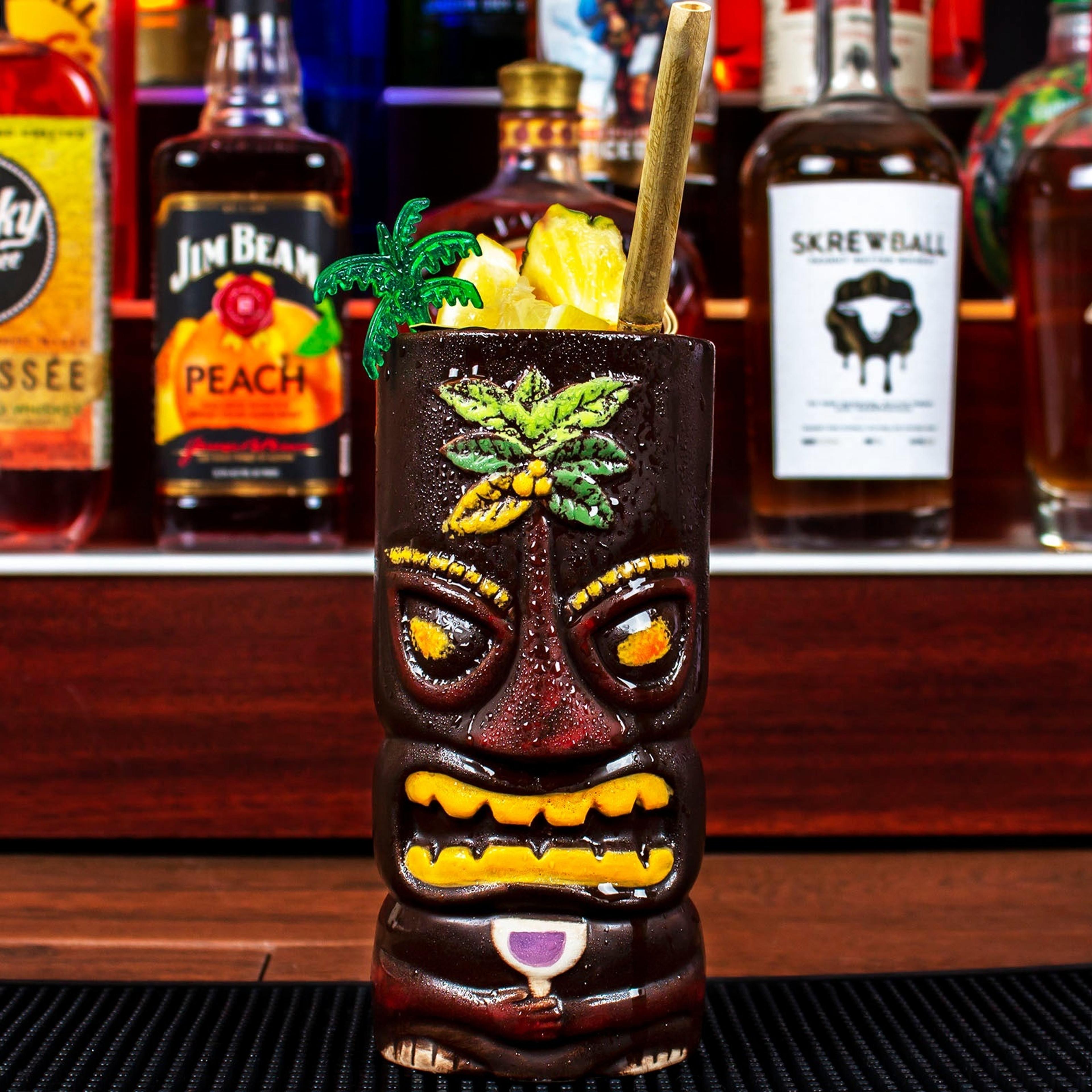 Golden Grin Tiki Mug