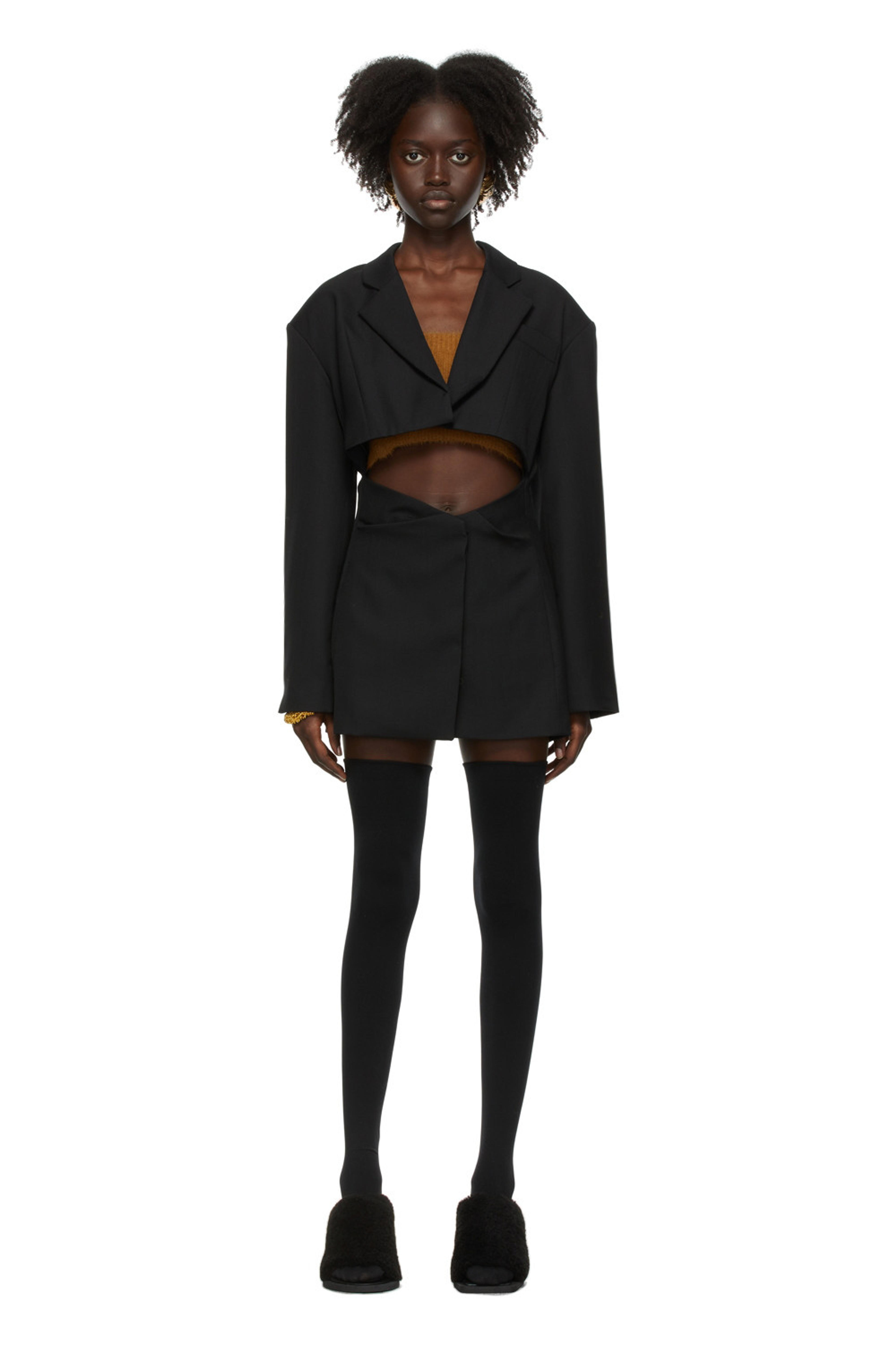 jacquemus - Black La Montagne 'La Veste Arles' Dress