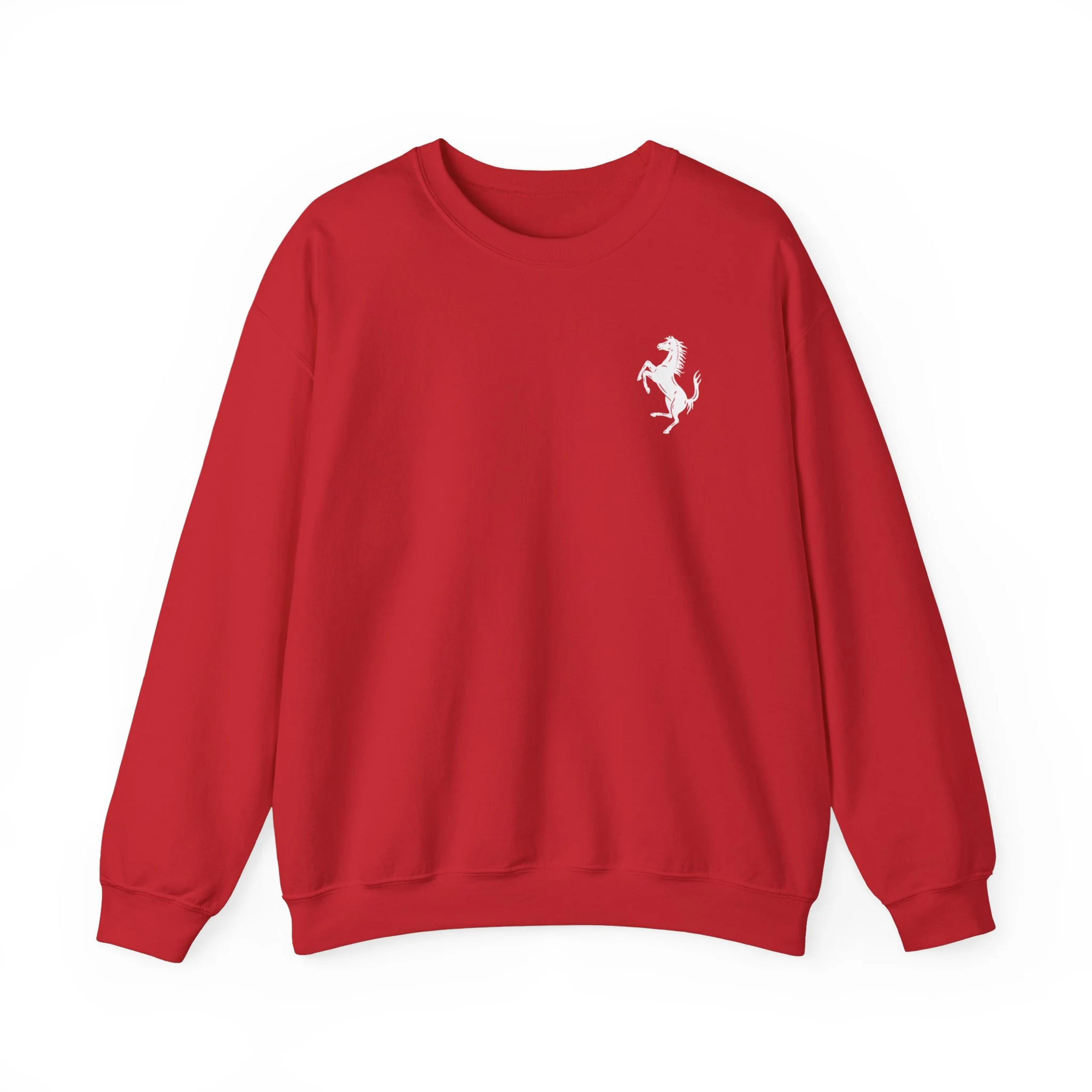 Unisex Ferrari Logo Crewneck Sweatshirt, F1, Cars, Formula 1, Gift - Etsy