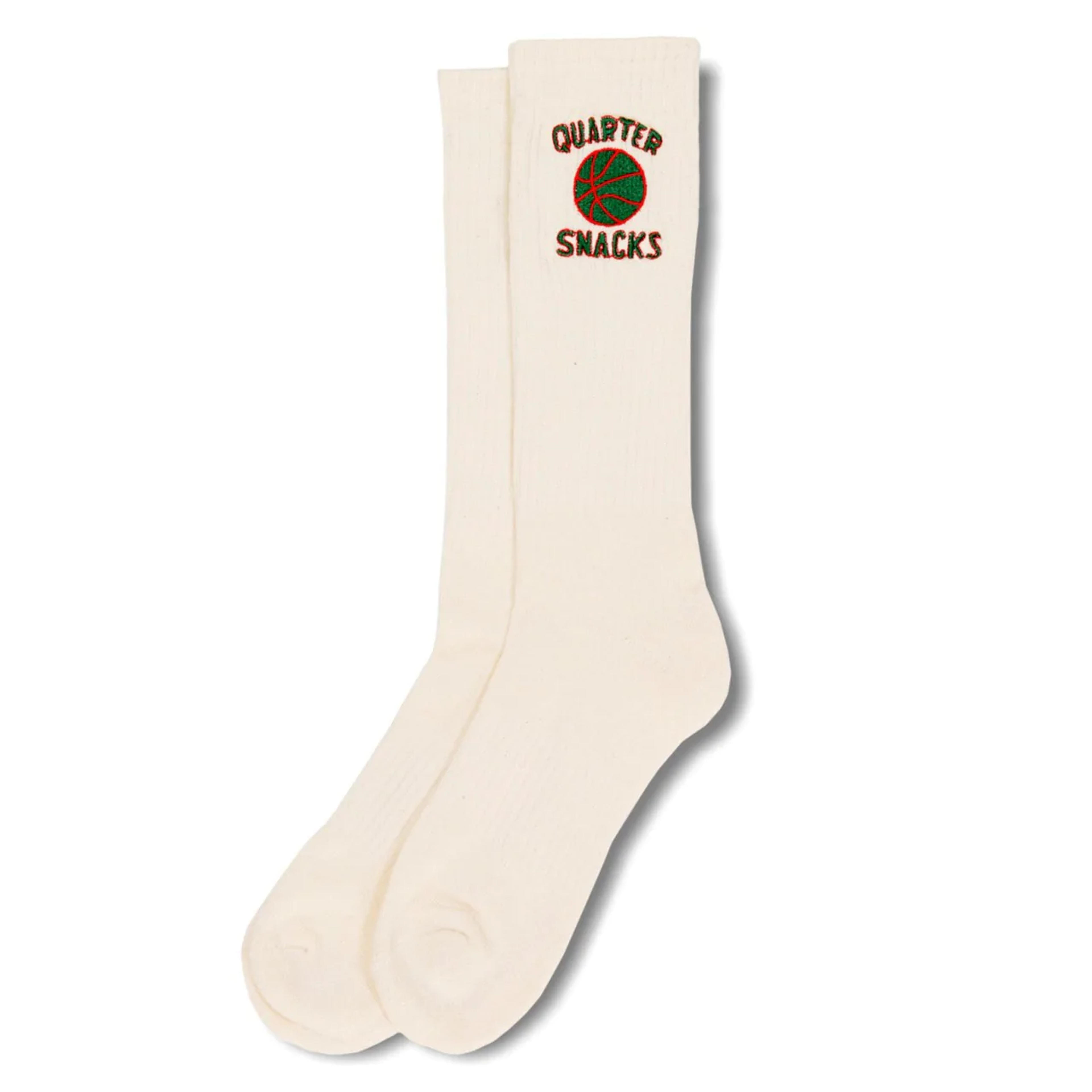 Ball Is Life Socks — Cream – Quartersnacks