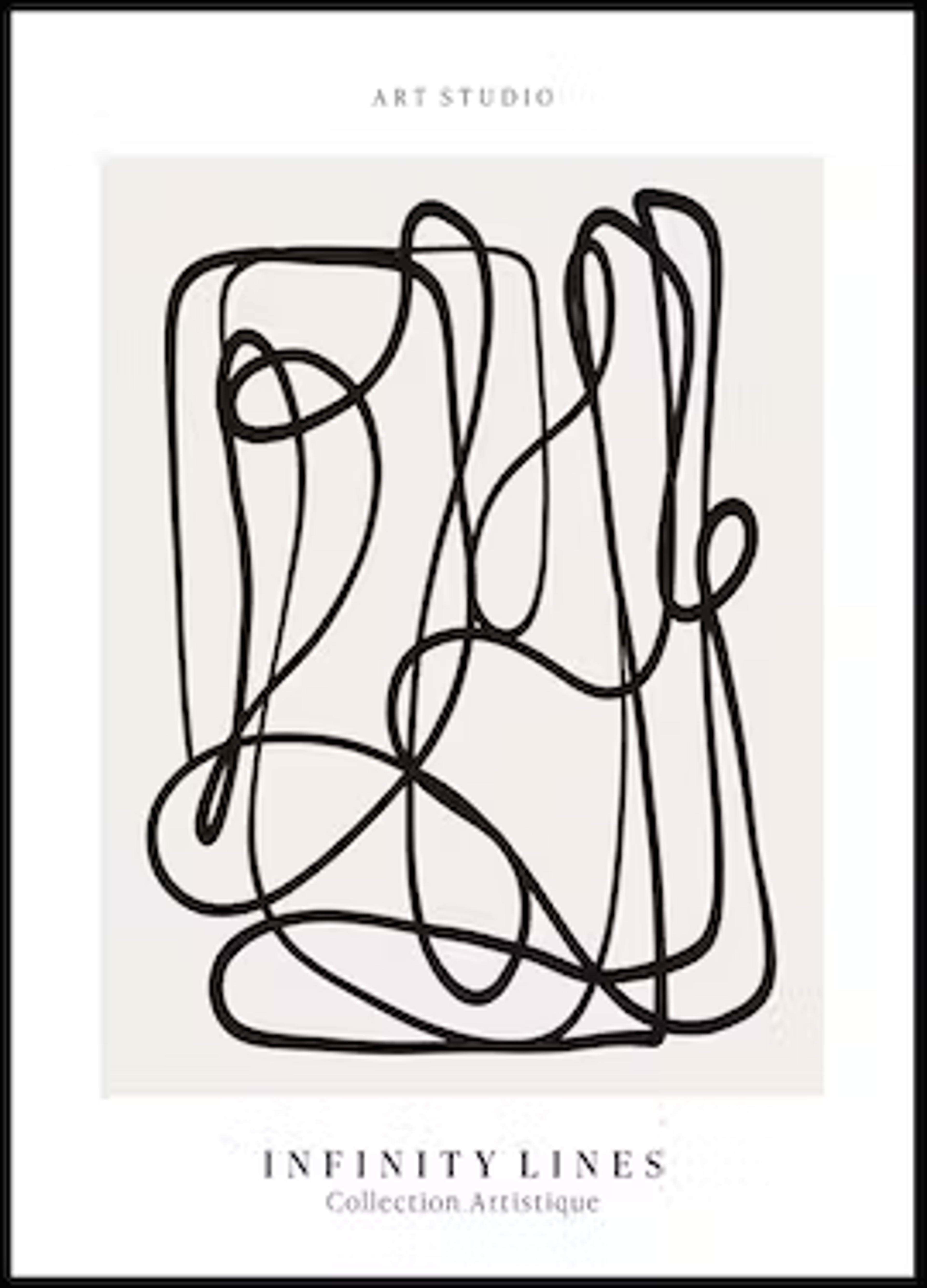 Infinity Lines Poster - Abstract illustrations - Posterstore.com