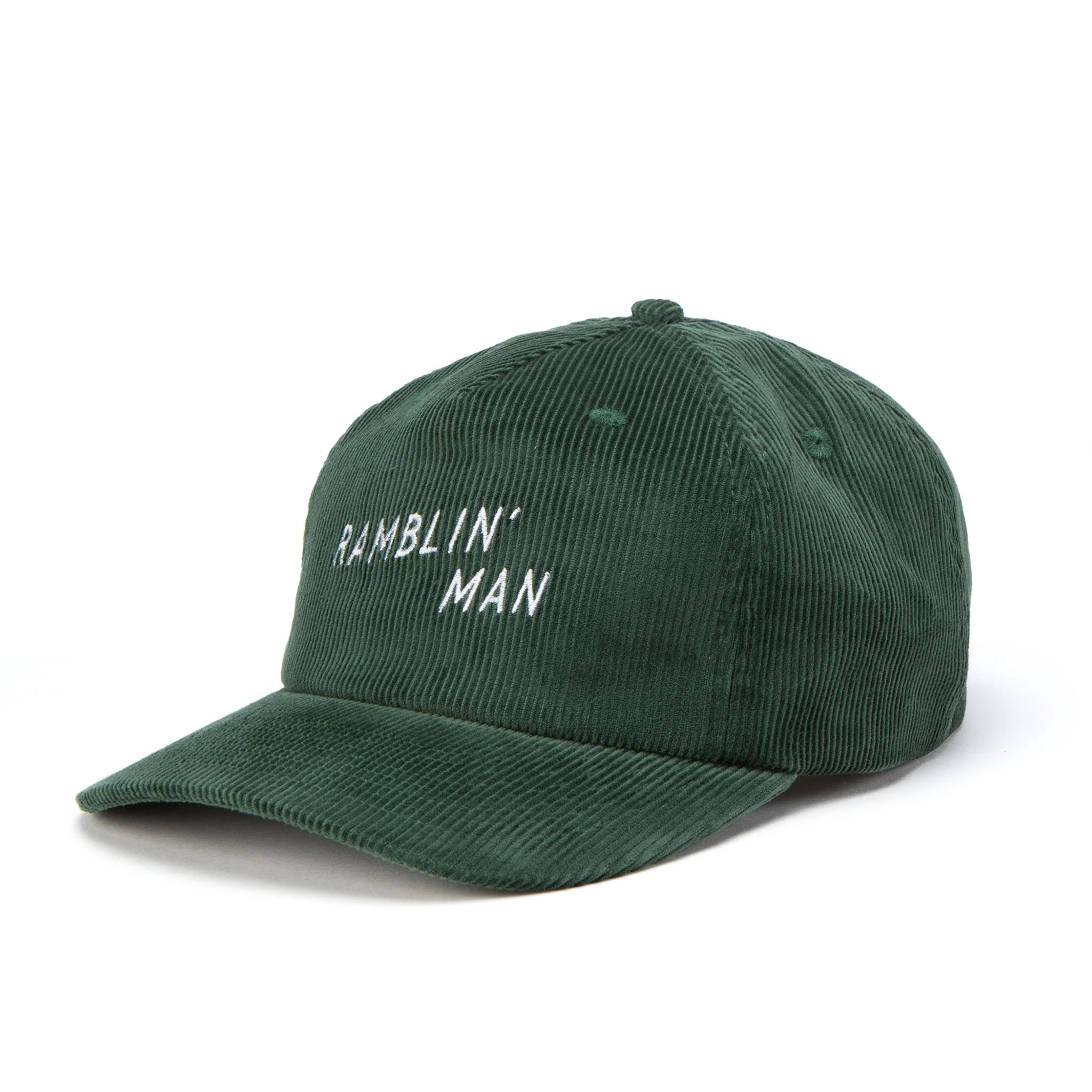 Ramblin' Man Corduroy Snapback Forest Green | Seager Co.