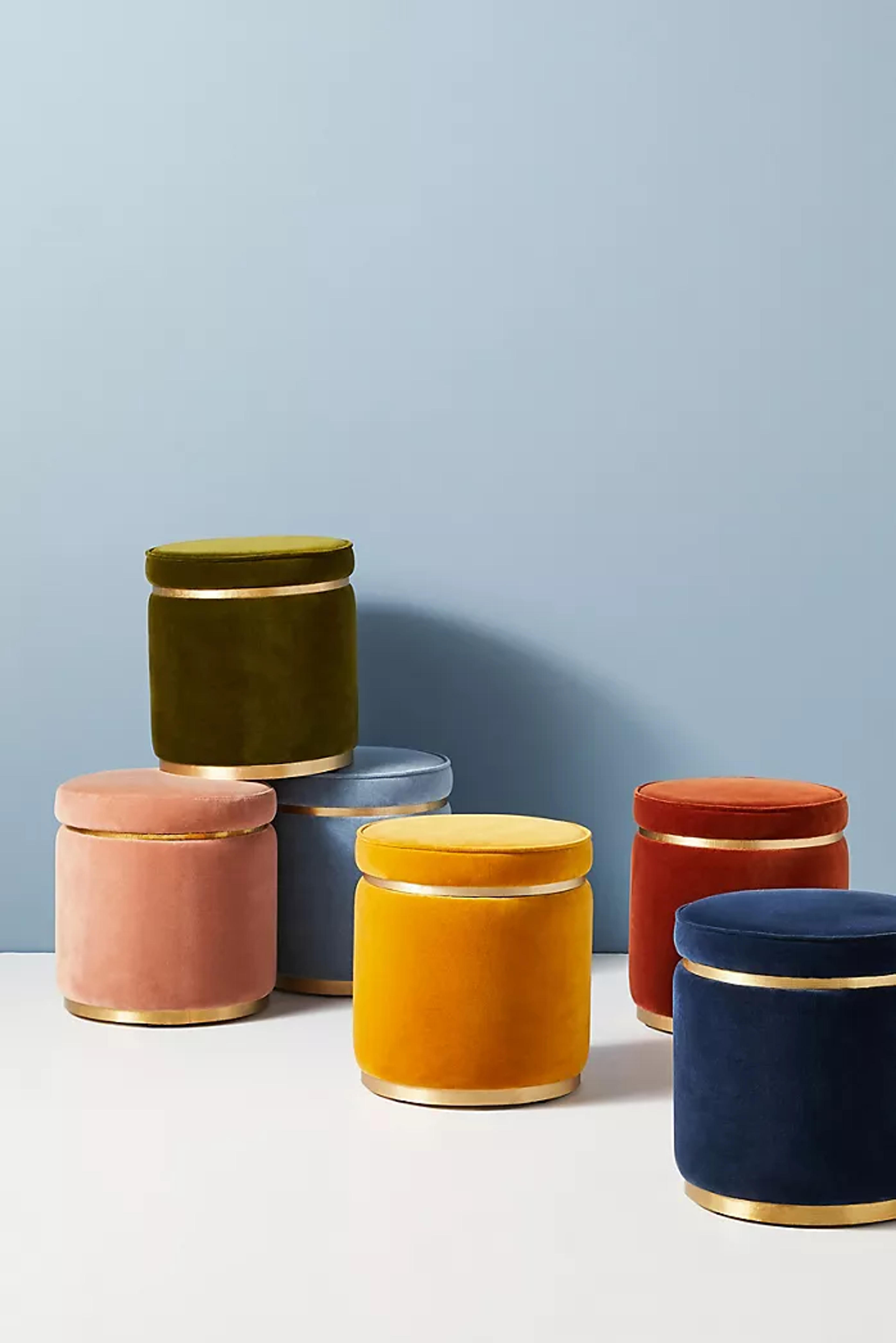 Velvet Stasia Stool | Anthropologie