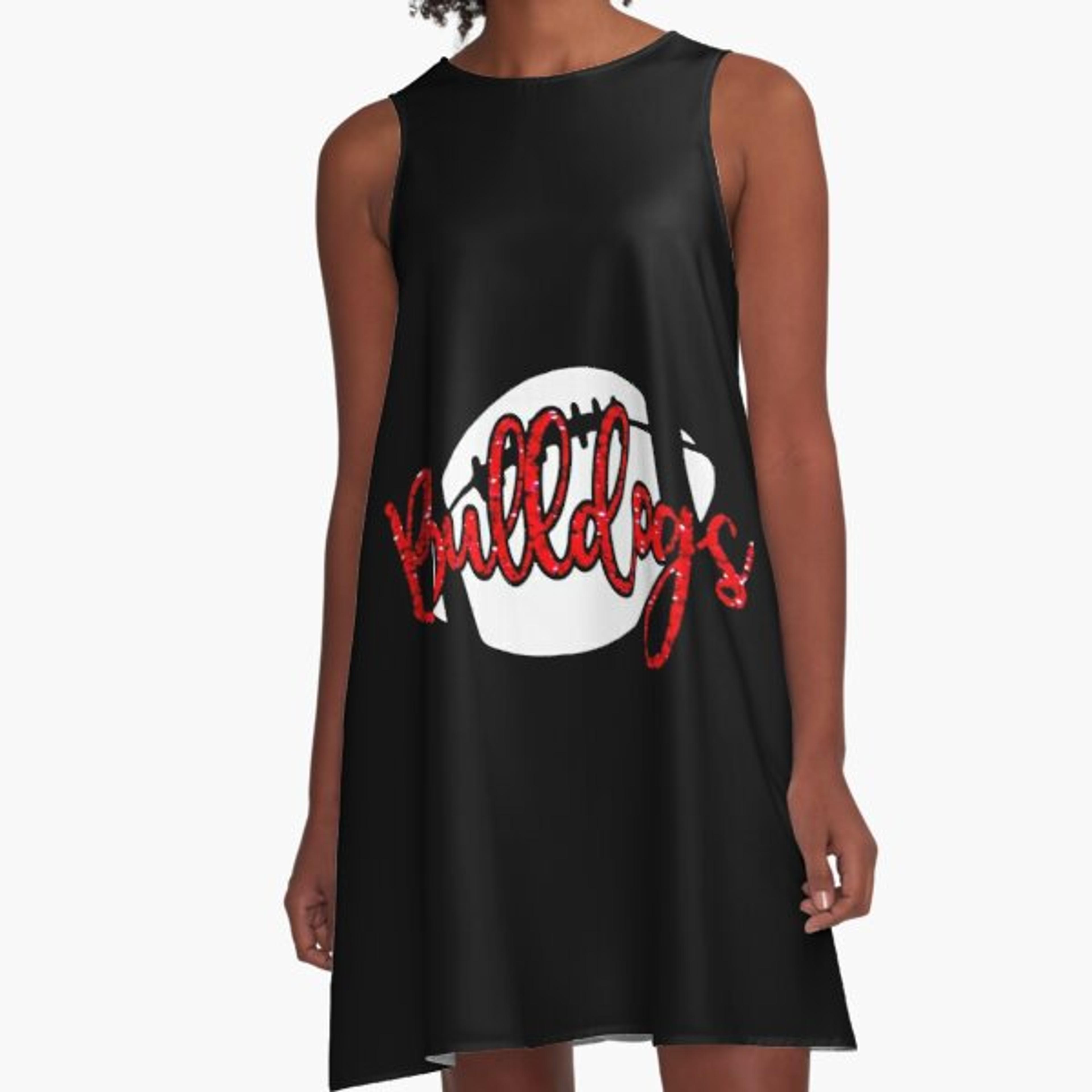 "BULLDOGS" A-Line Dress for Sale by danangvibi | Redbubble