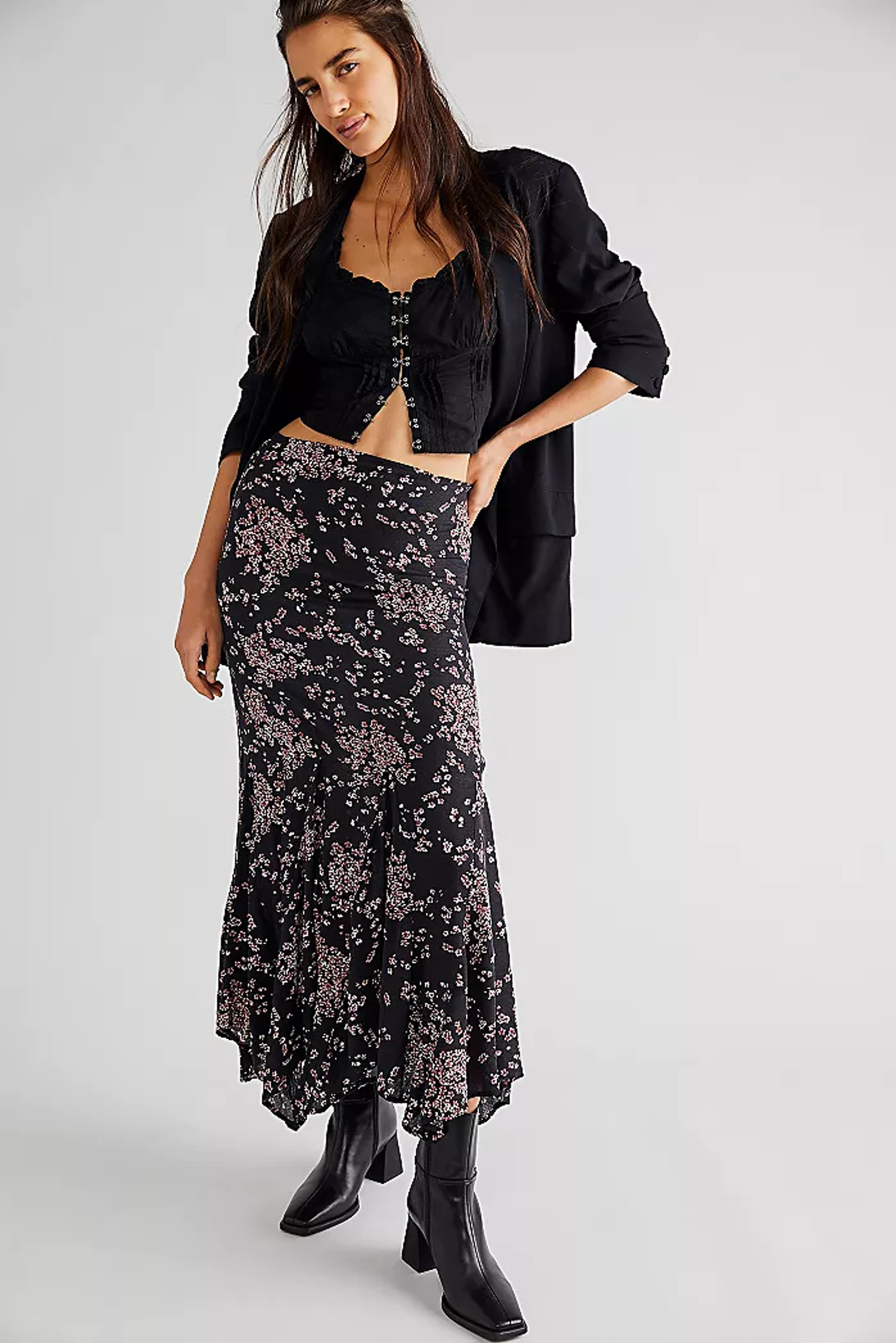 Backseat Glamor Maxi Skirt | Free People