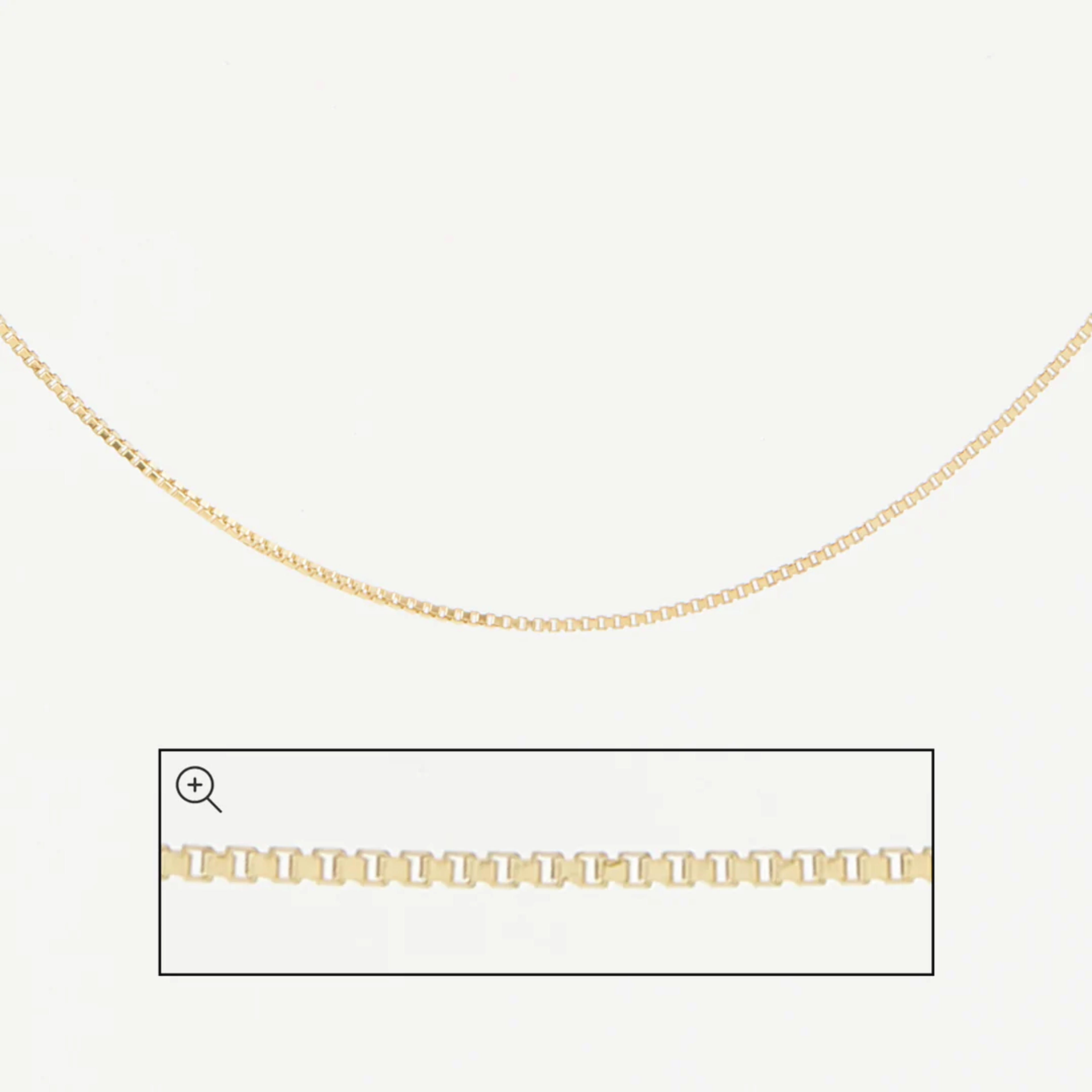 Box Chain Necklace - Narvik | Linjer Jewelry