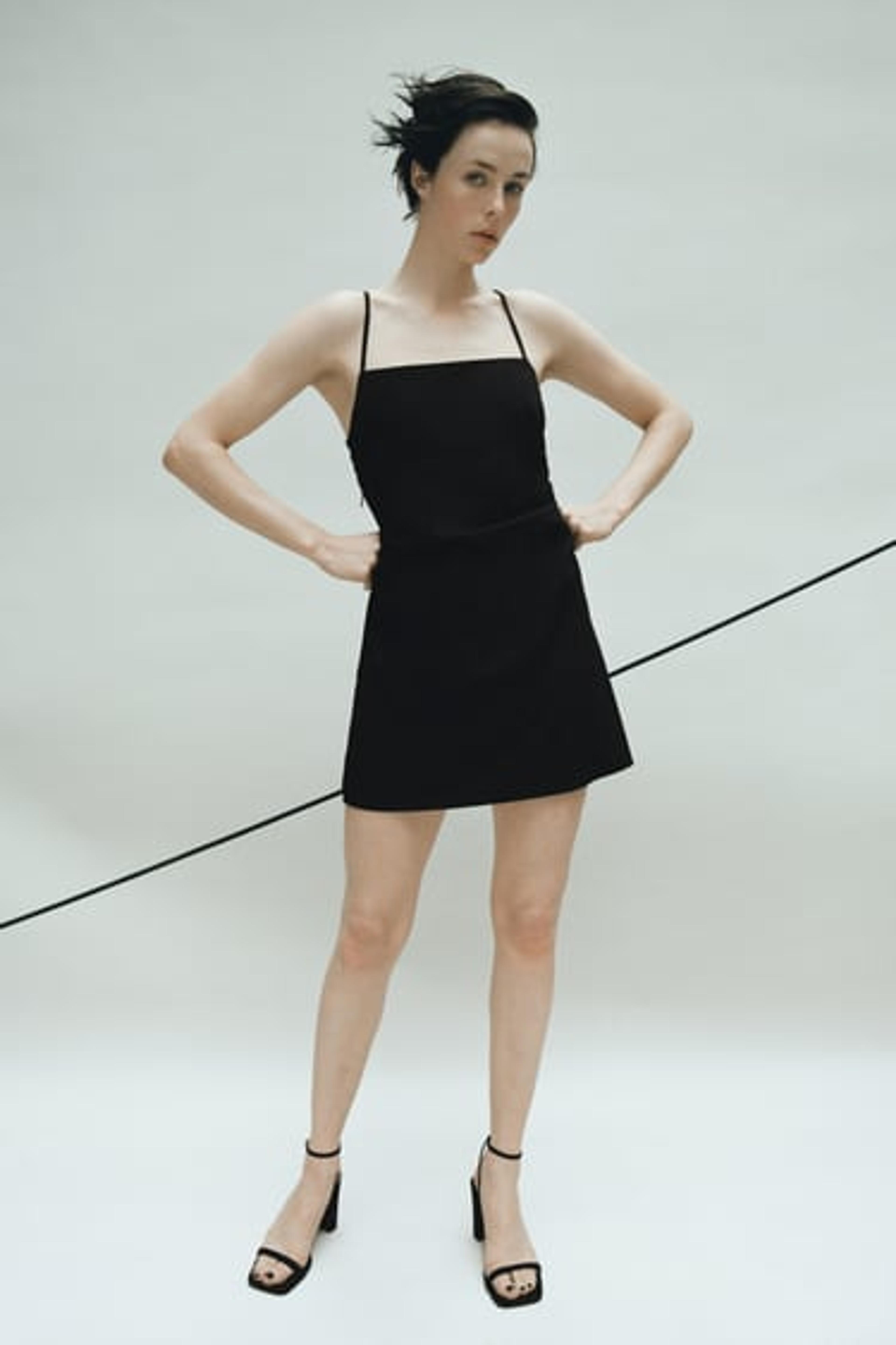 STRAPPY MINI DRESS - Black | ZARA United States