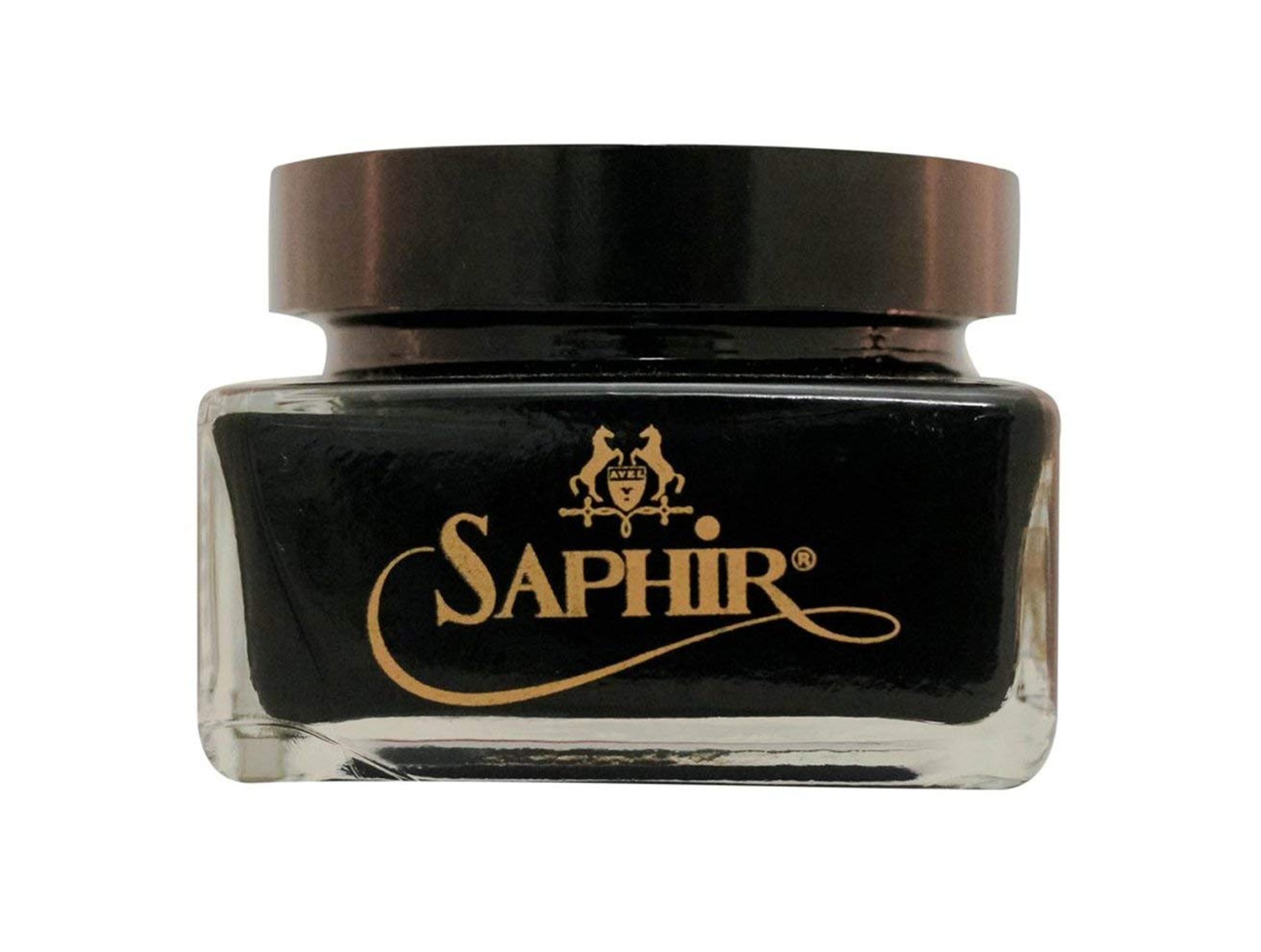 Amazon.com: Saphir Médaille d'Or Pommadier Cream 75ml - Suitable for All Leather Shoes and Boots (Black 01) : Clothing, Shoes & Jewelry