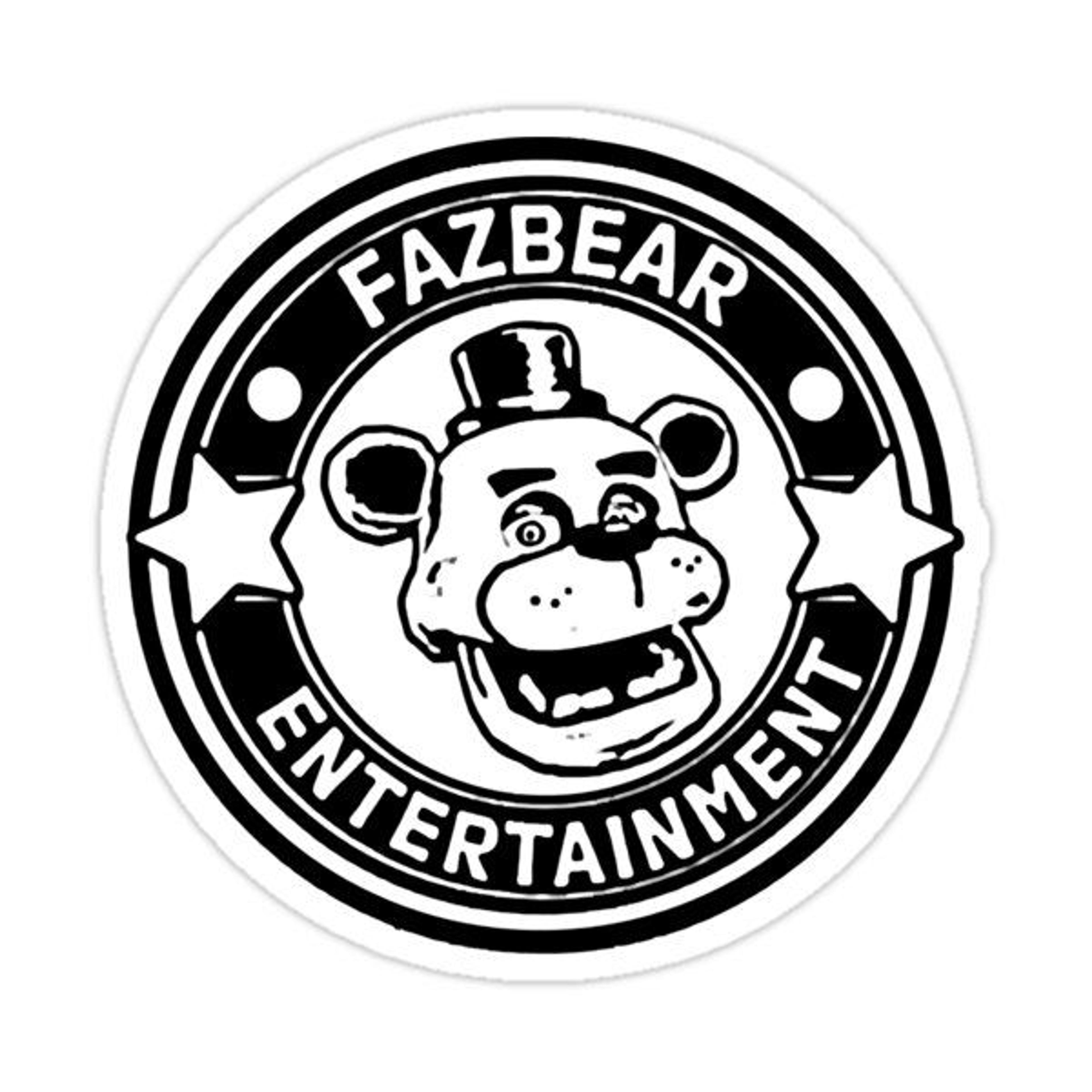 Fazbear Entertainment Logo Sticker by CynthiaAguilar