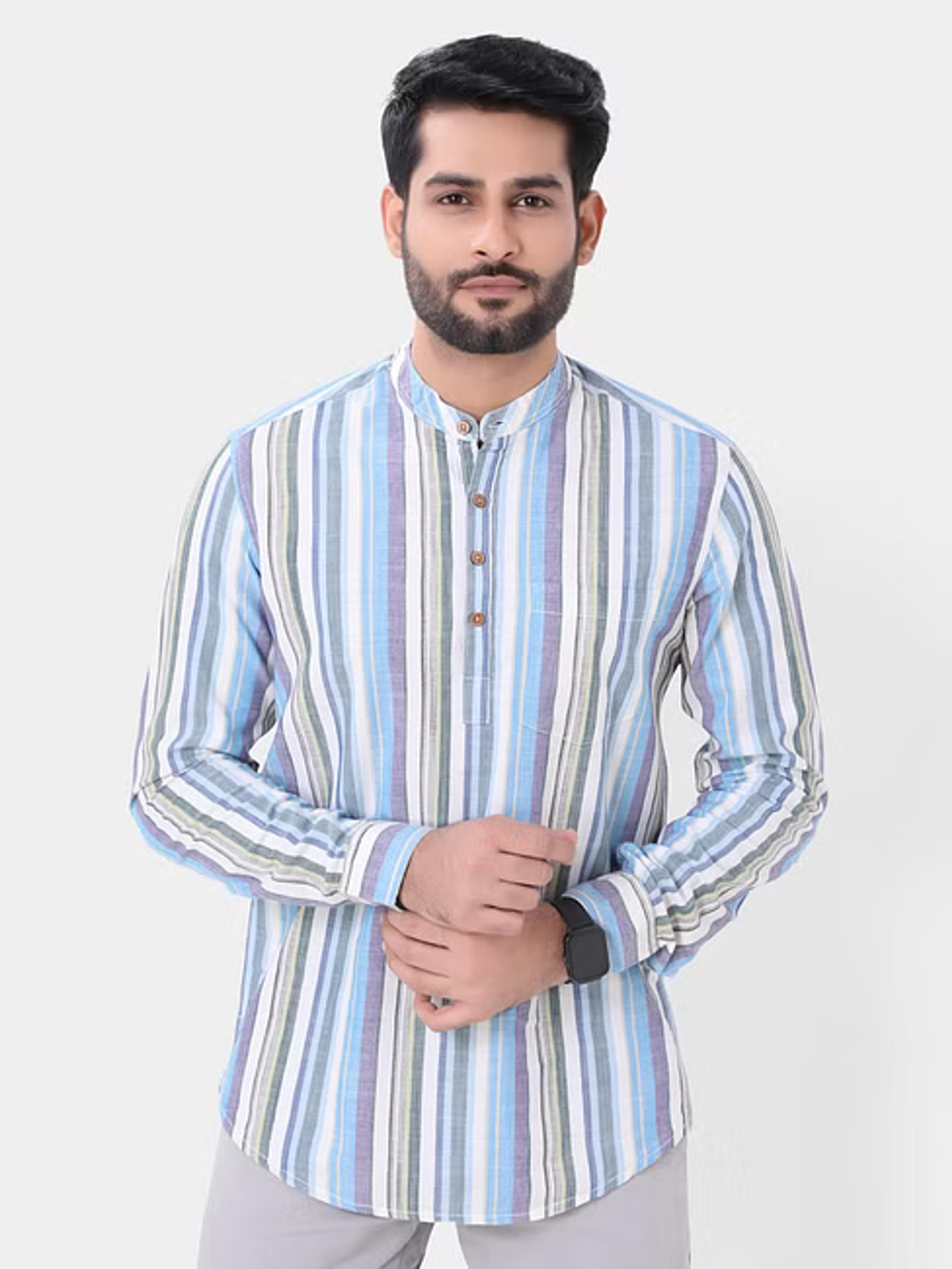 Vintage Striped Kurta