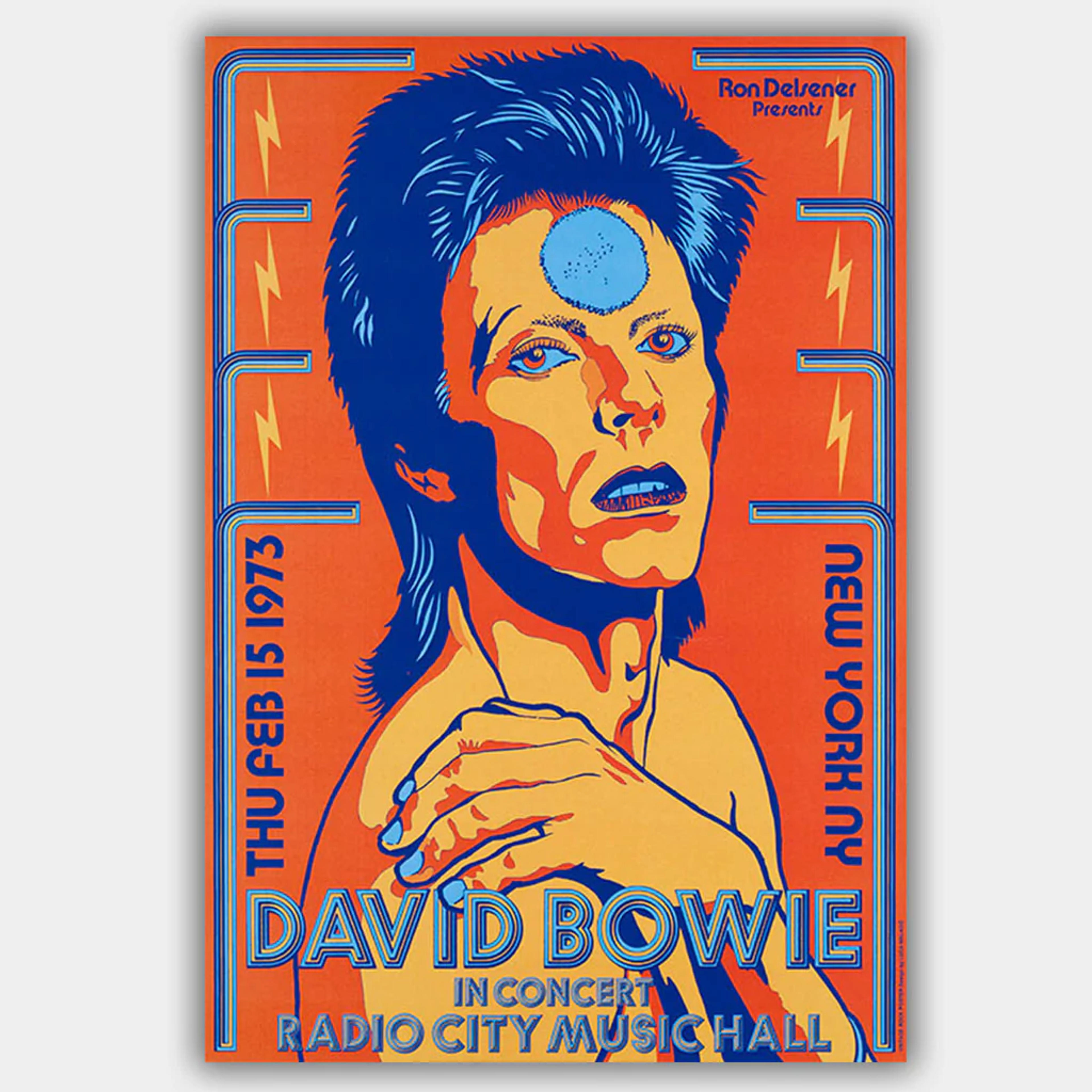 David Bowie (1973) - Concert Poster - 13 x 19 inches – PosterAlley