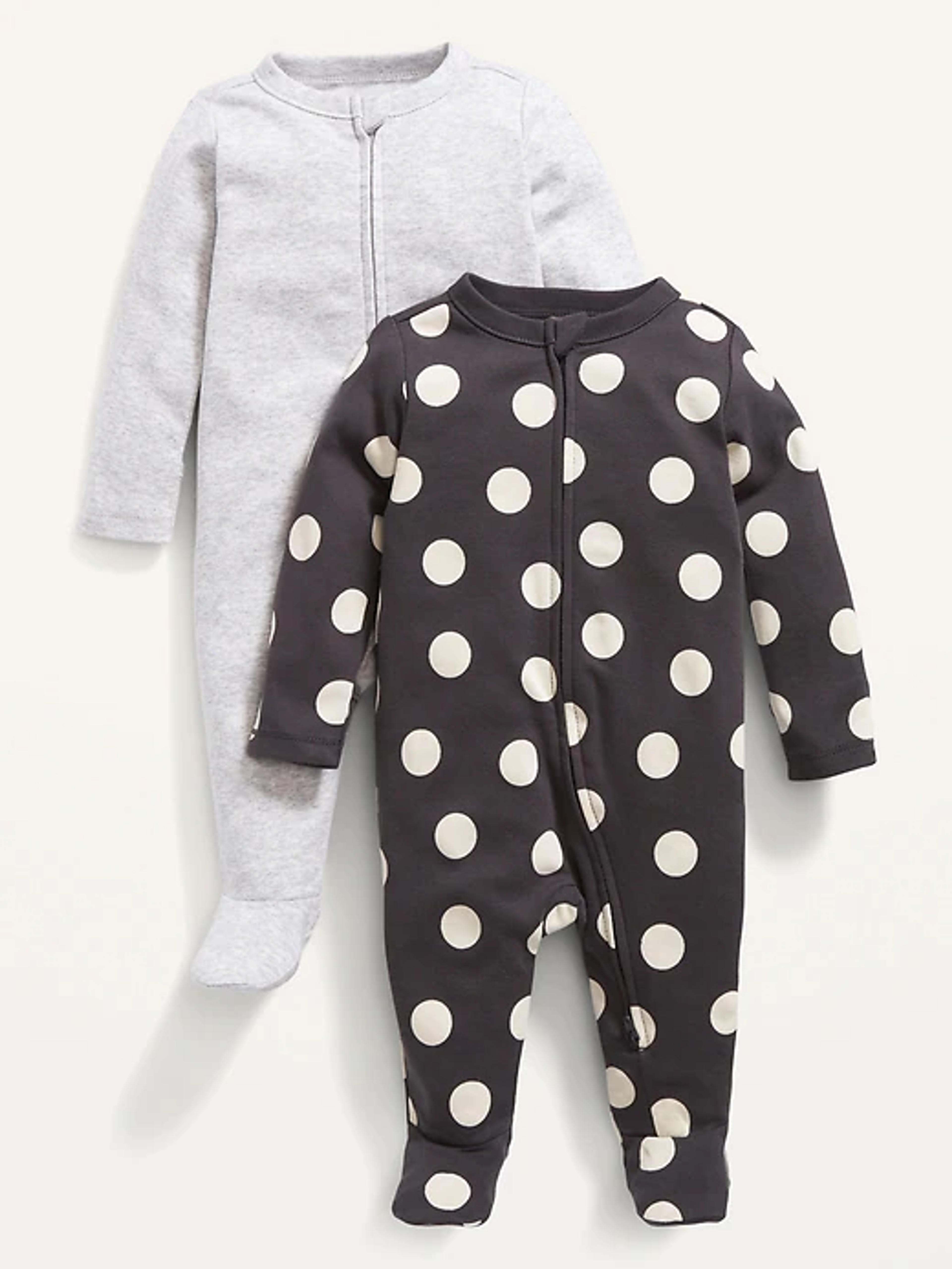Unisex 2-Pack Sleep & Play Footed One-Piece for Baby | Old Navy
