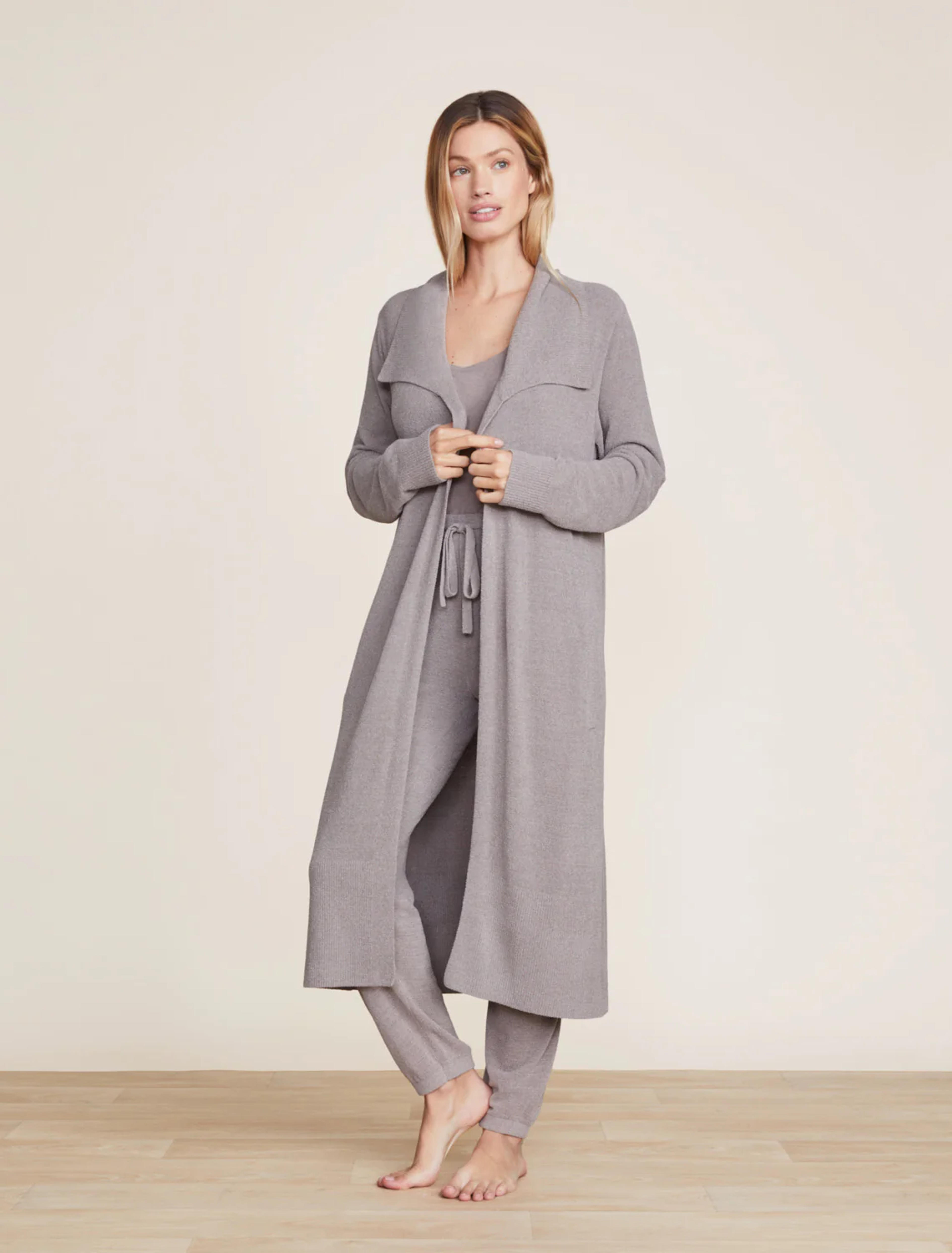 CozyChic Ultra Lite® Wide Collar Long Cardigan