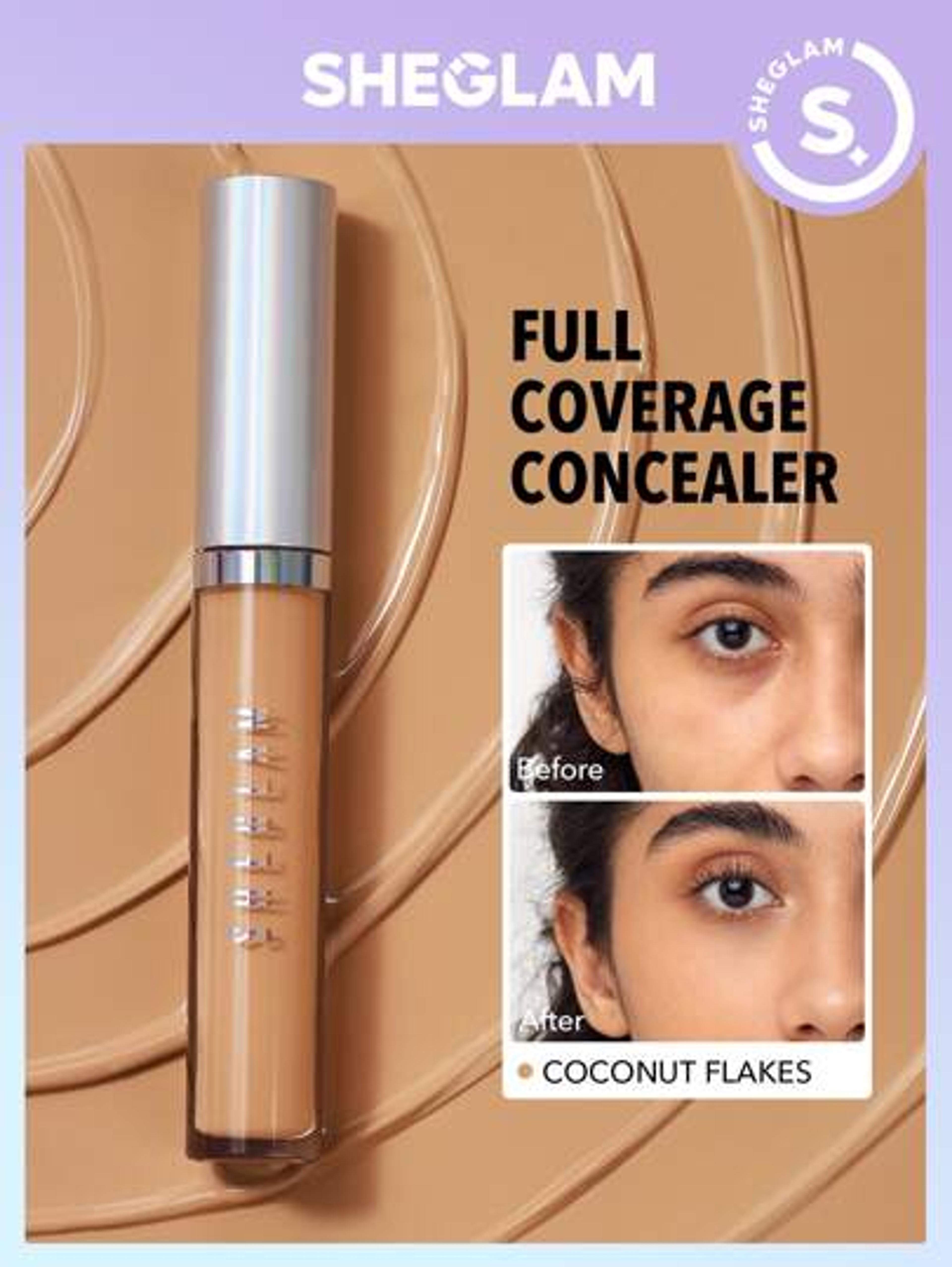 SHEGLAM 12-Hr Full Coverage Concealer - Coconut Flakes | SHEIN USA